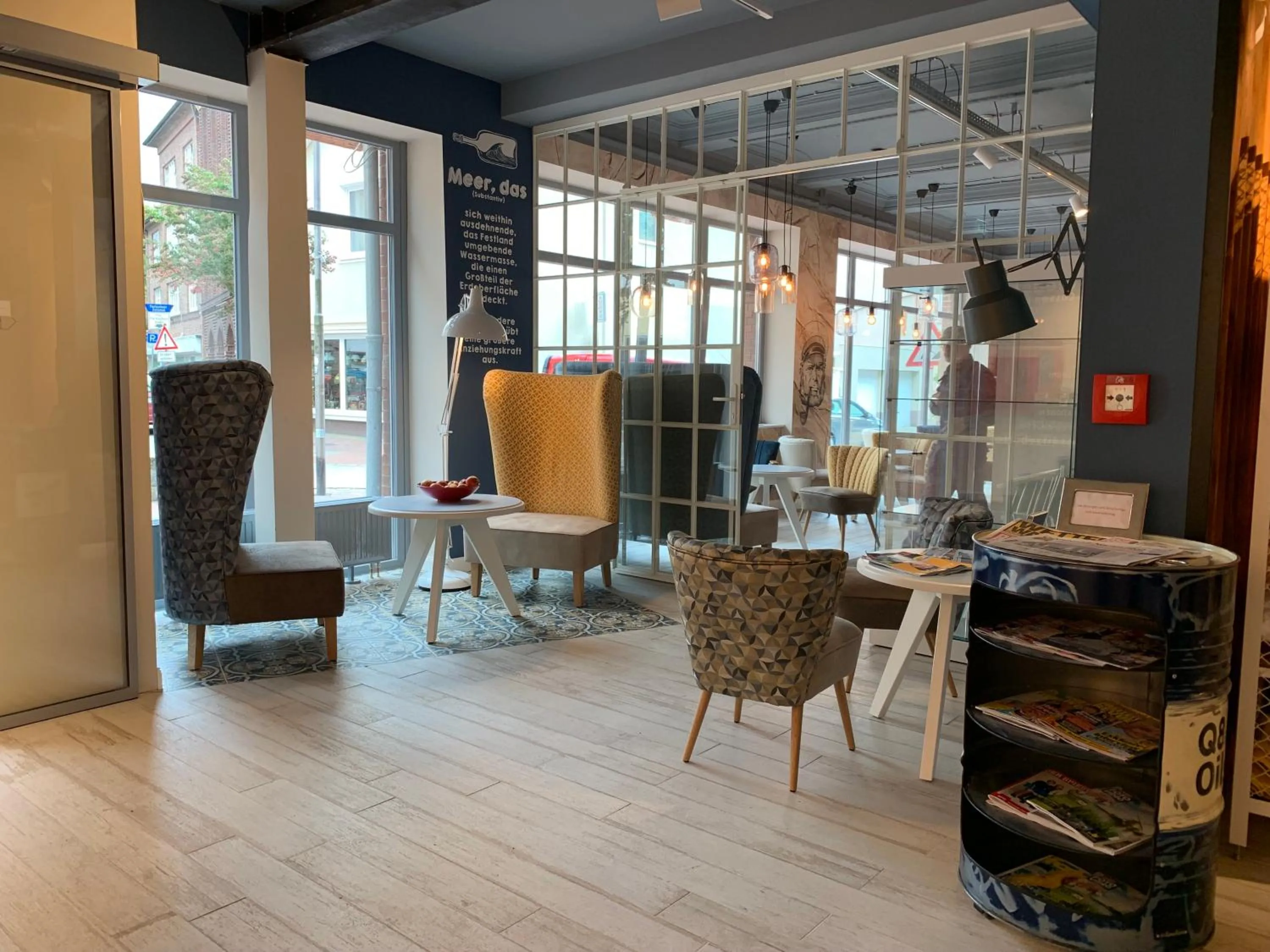 Lobby or reception in Hotel Stadt Cuxhaven