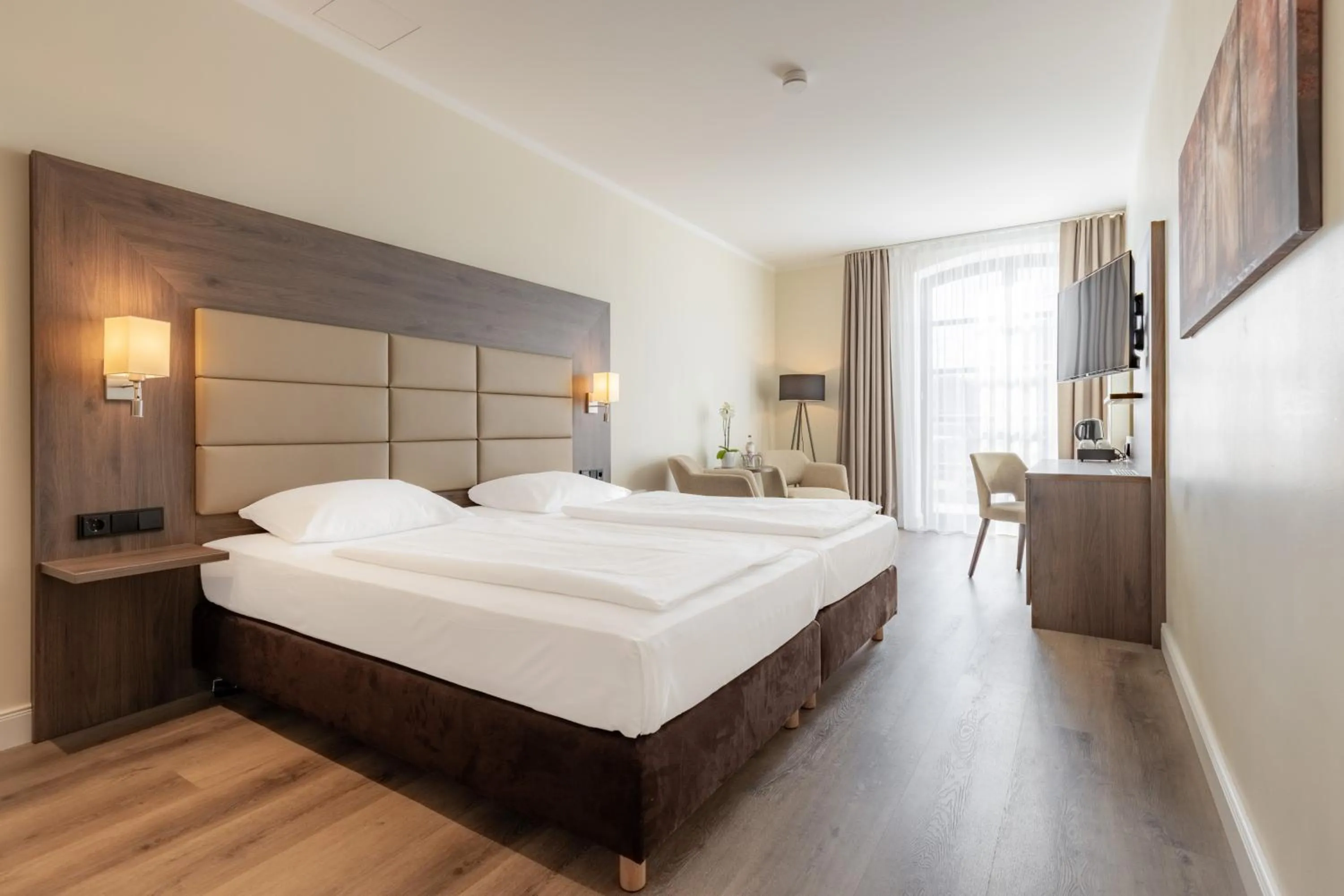 Bed in Hotel Ohlenhoff