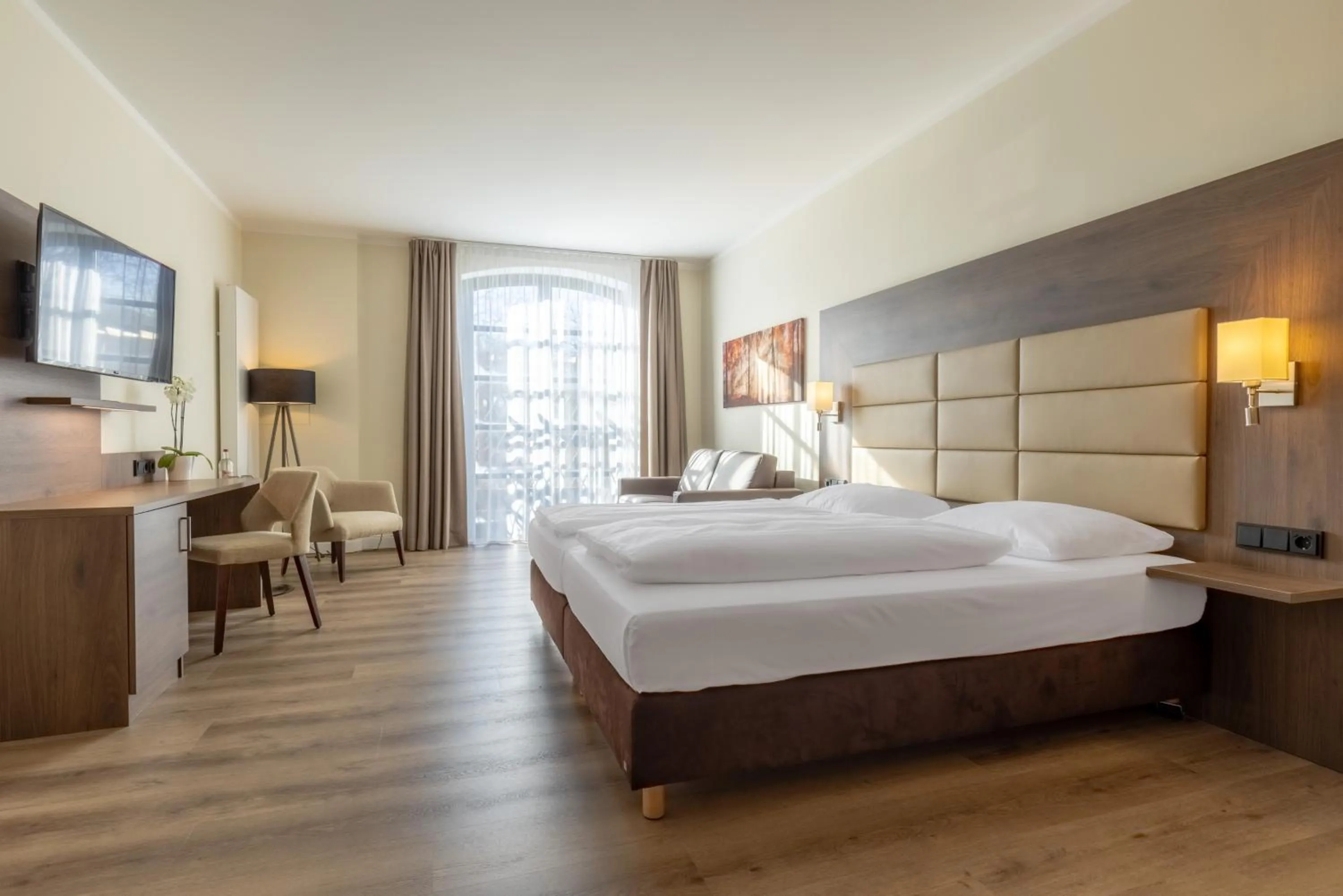 Bed in Hotel Ohlenhoff