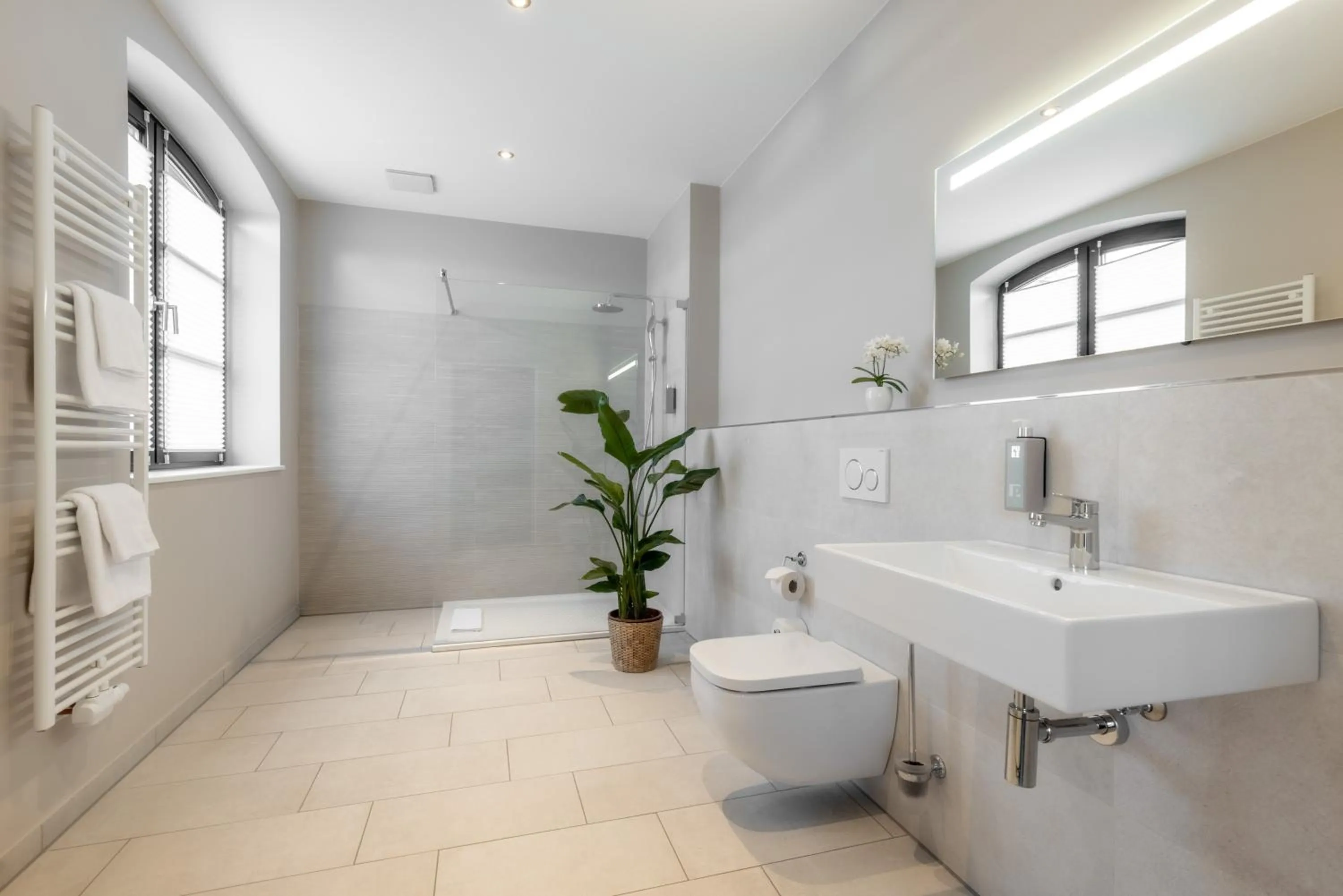 Shower in Hotel Ohlenhoff