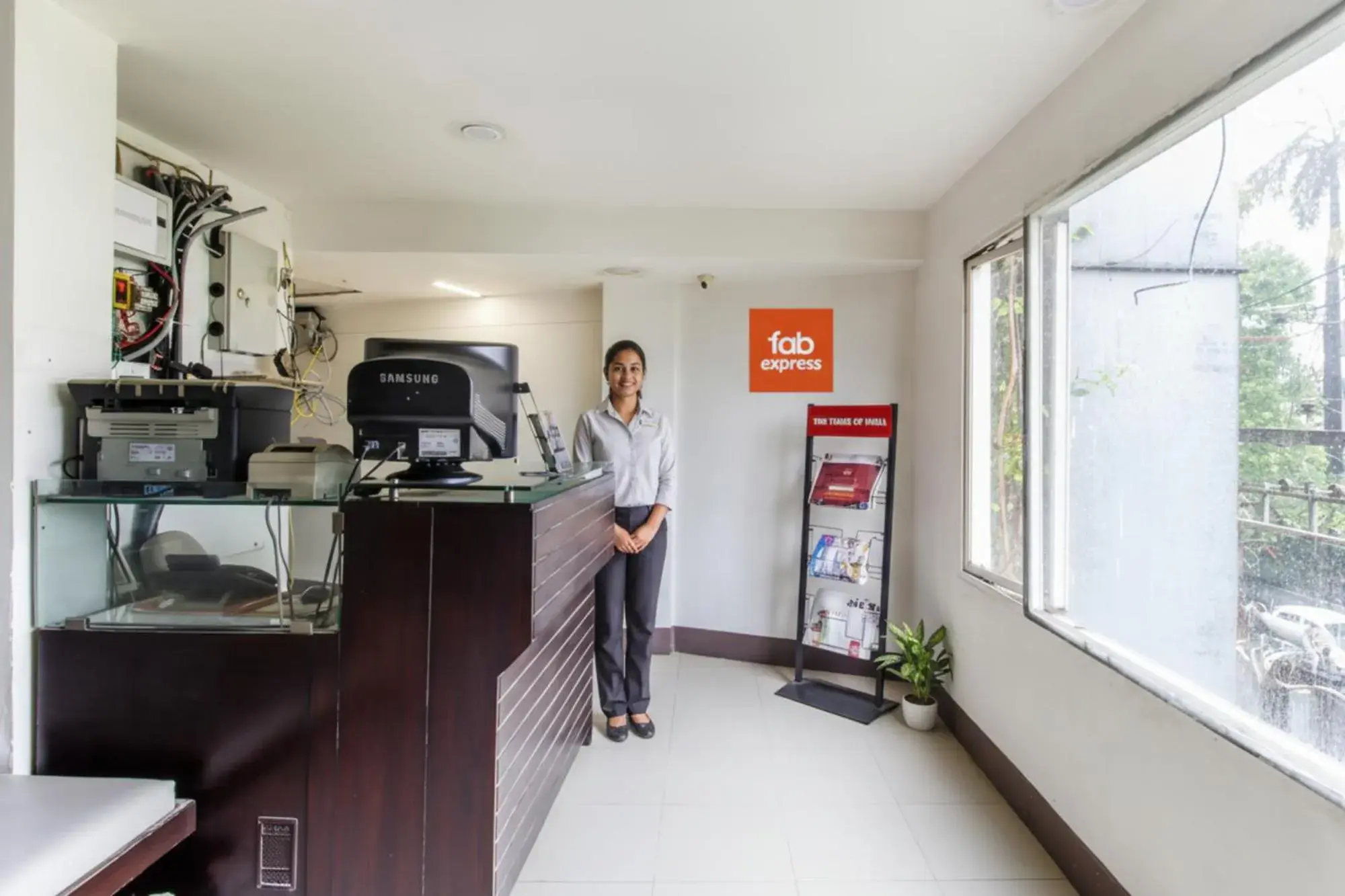 Lobby or reception in FabHotel Kalyan - Nr Dairy Dan Circle Lobby or reception in FabHotel Kalyan - Nr Dairy Dan Circle