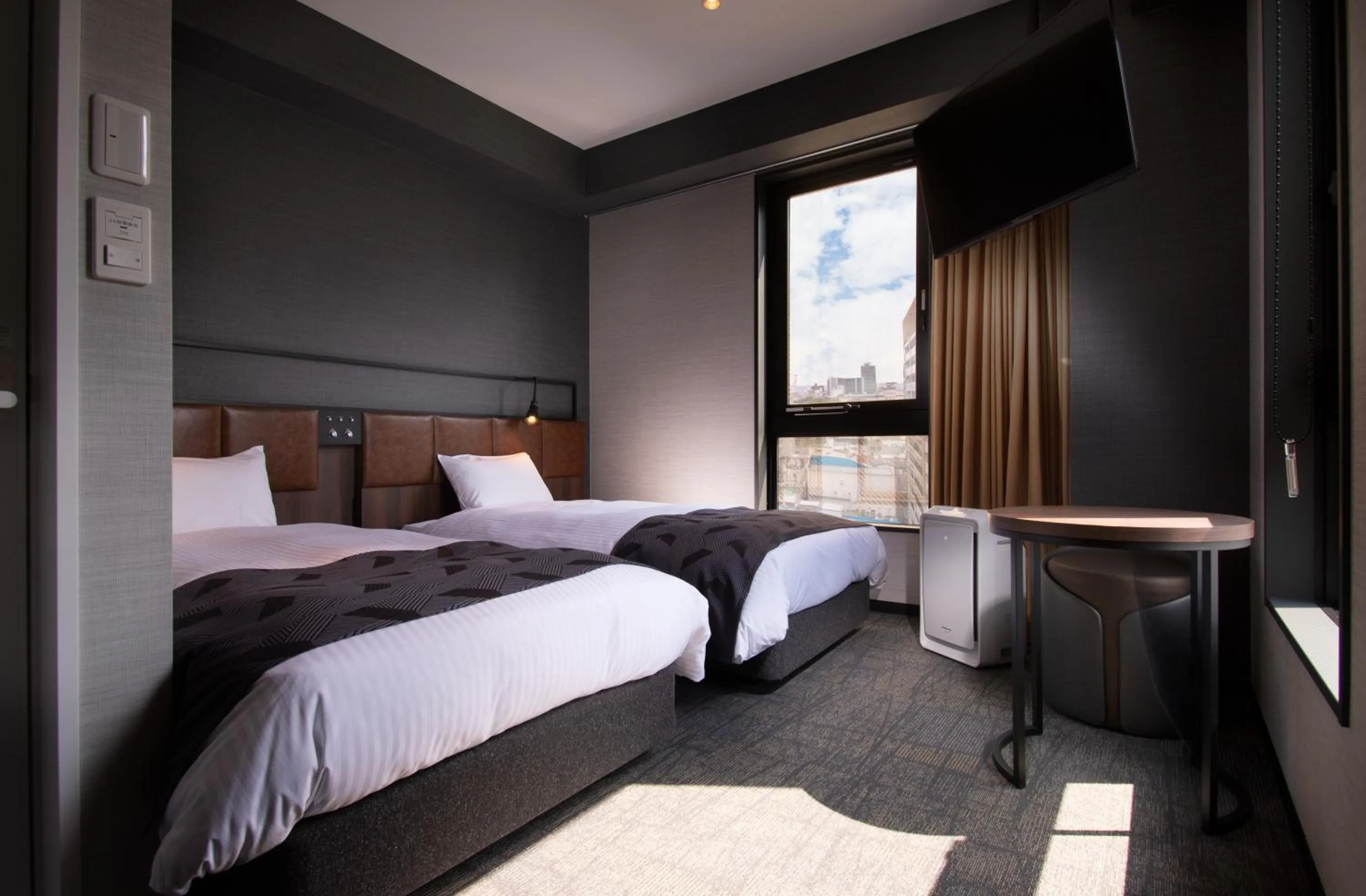 Bed in Joytel Hotel Osaka Shinsekai