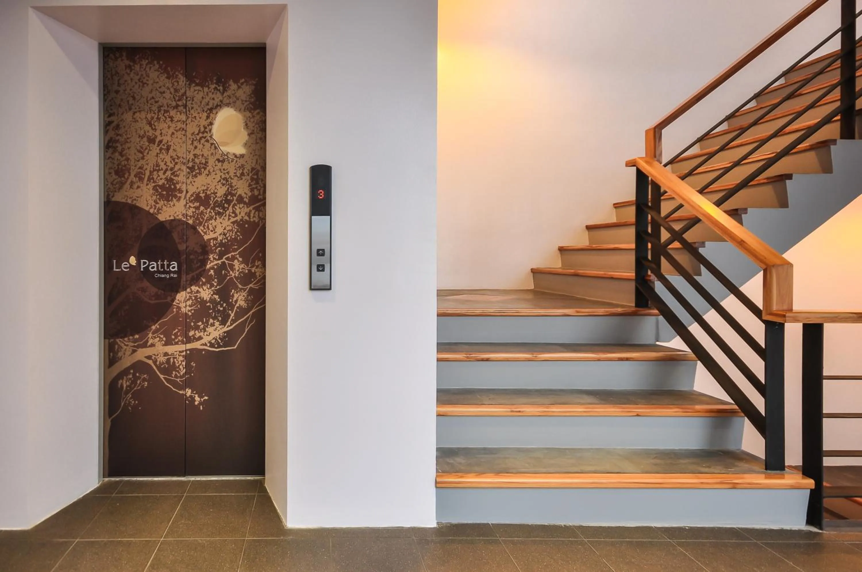 elevator in Le Patta Resort & Hotel Chiang Rai