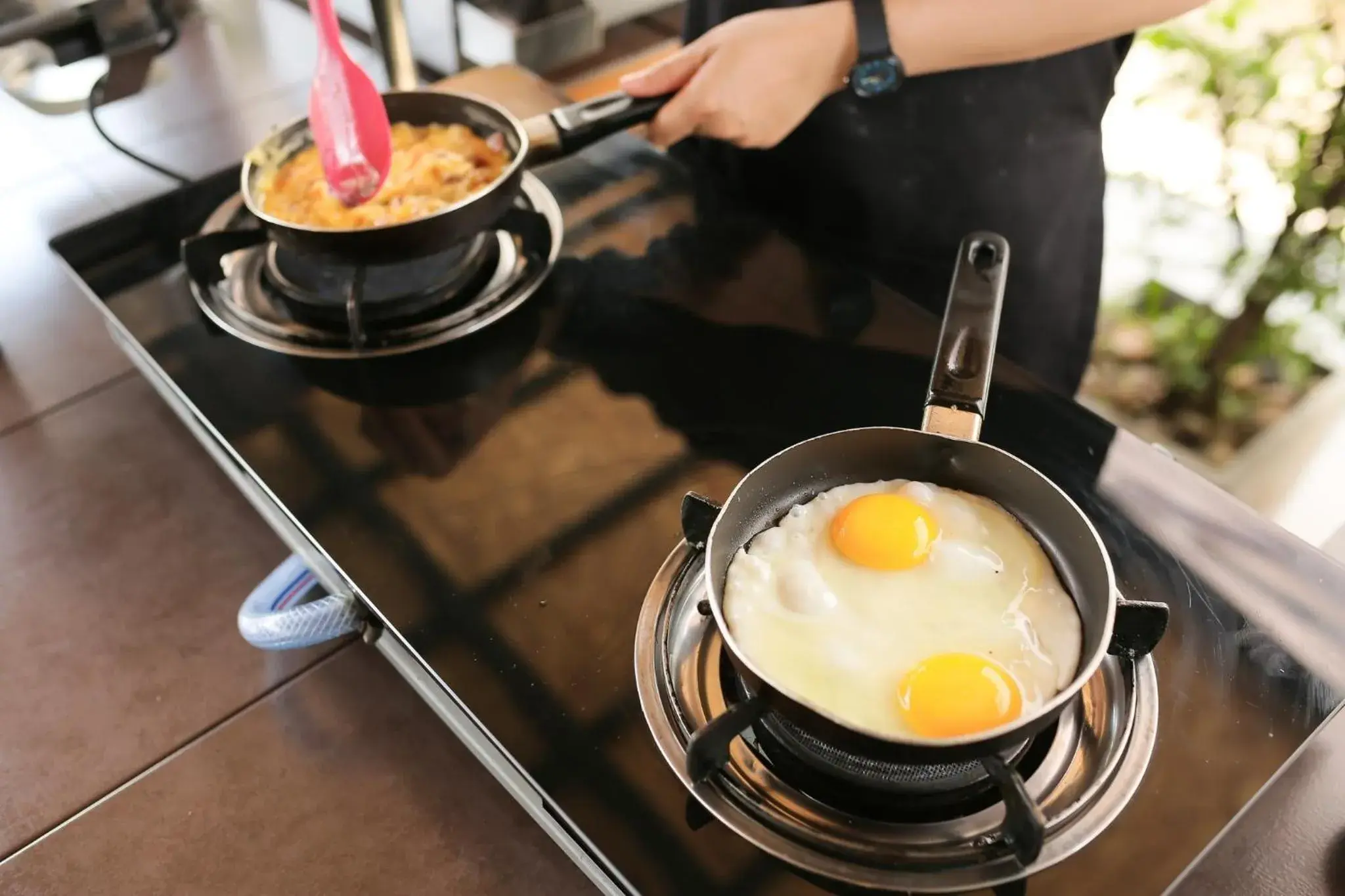 American breakfast in Le Patta Resort & Hotel Chiang Rai American breakfast in Le Patta Resort & Hotel Chiang Rai