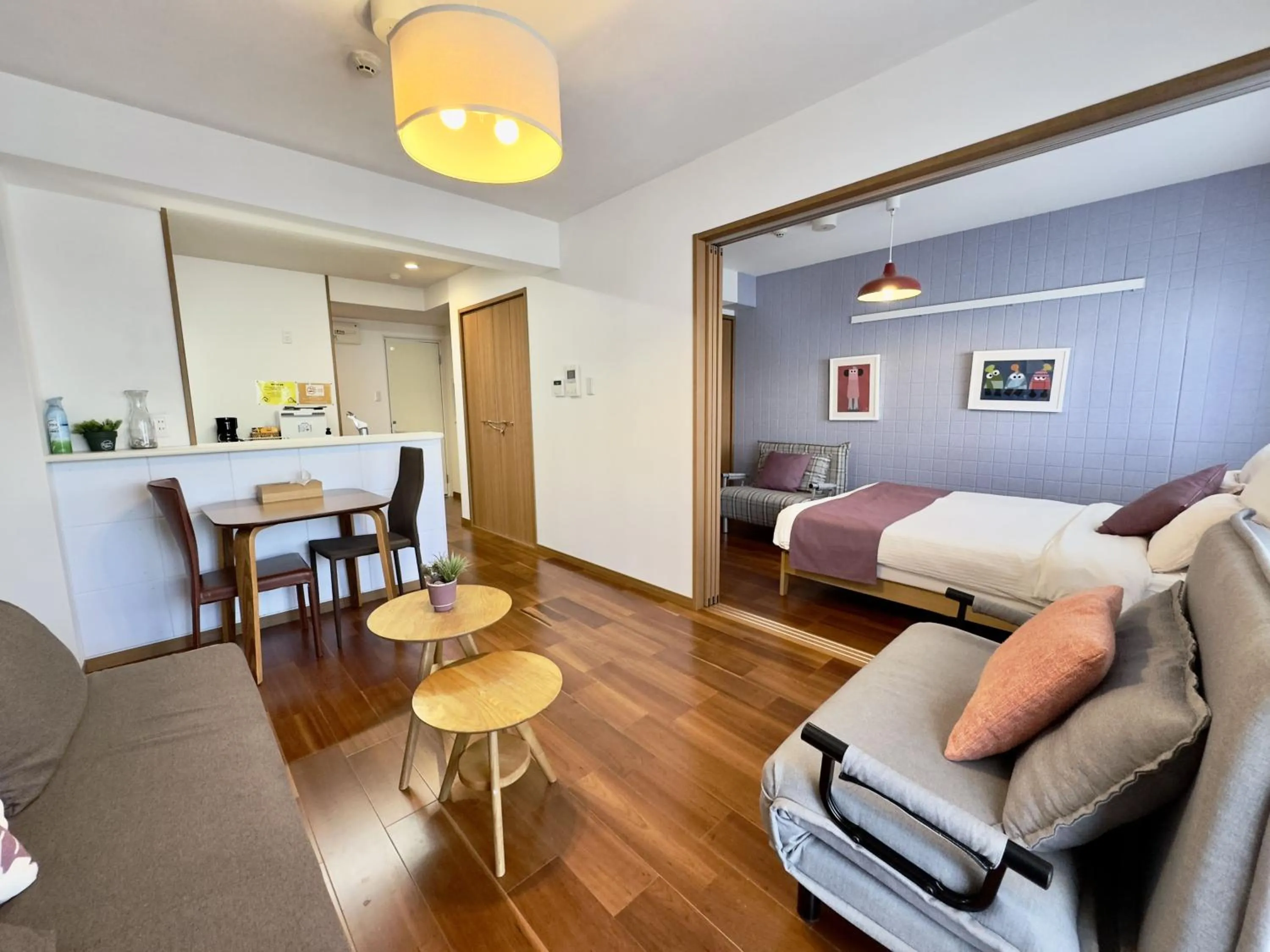 Living room, Bed in Luana Lea Karate Kaikan Mae