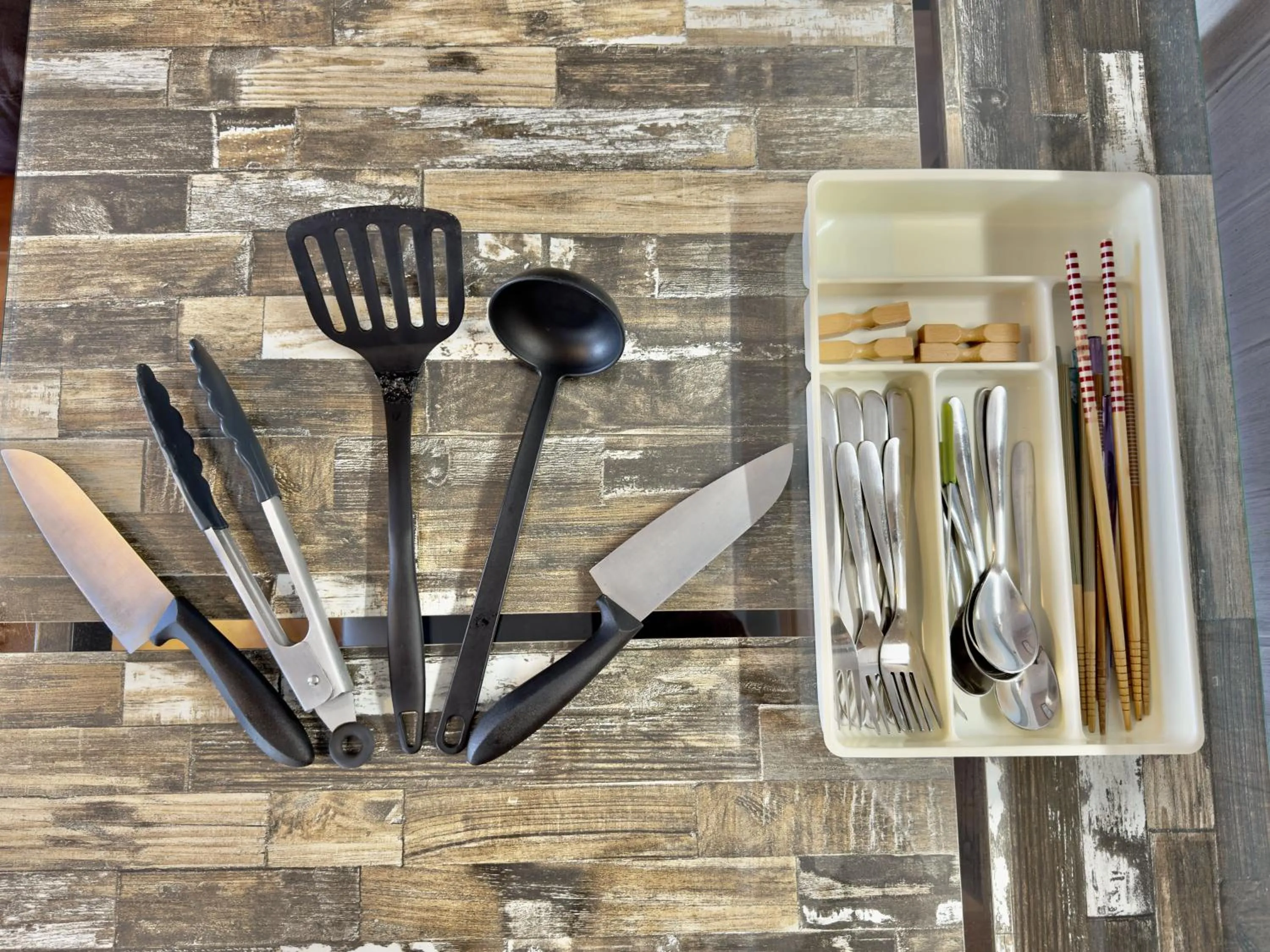 Kitchen or kitchenette in Luana Lea Karate Kaikan Mae