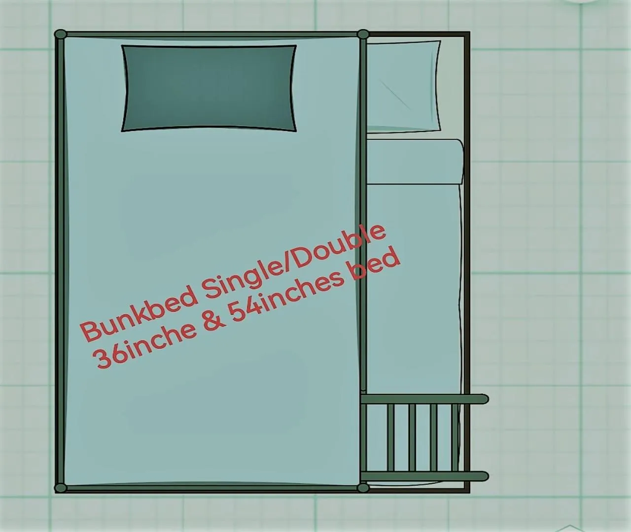 bunk bed in Rain Haven Lodging House