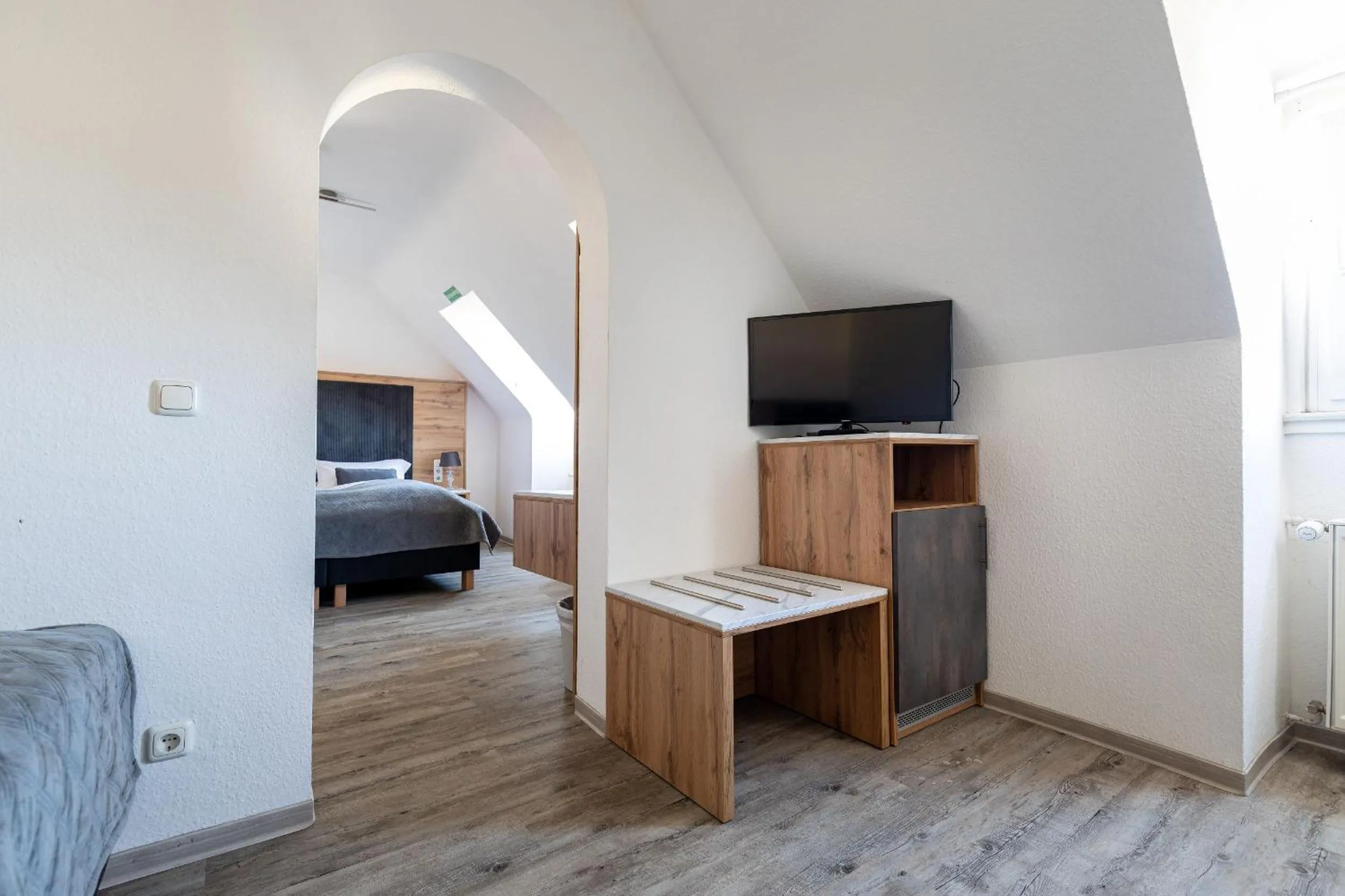 Photo of the whole room, Bed in Hotel am Ludwigsplatz