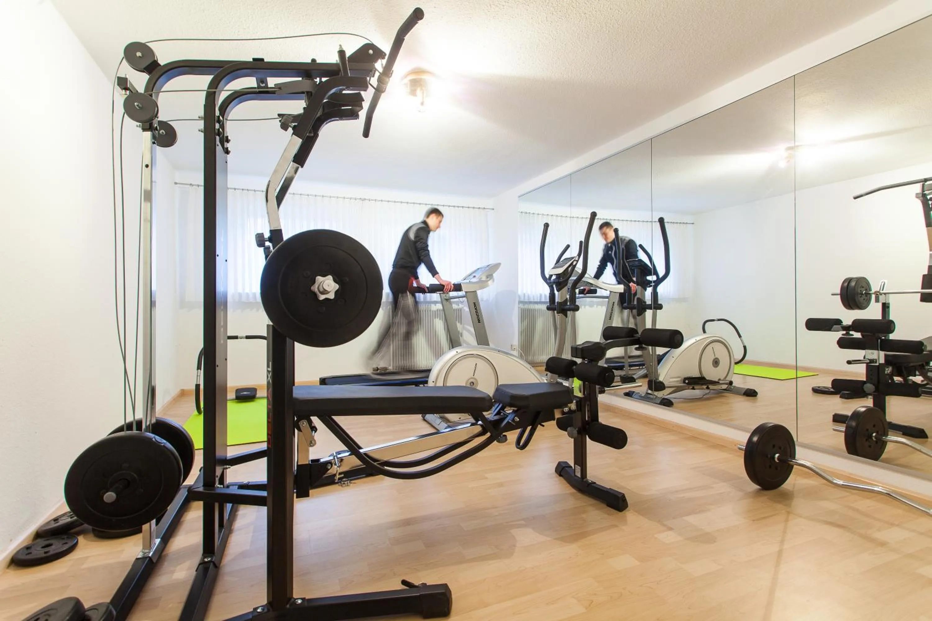 Fitness centre/facilities in Hotel garni Schacherer