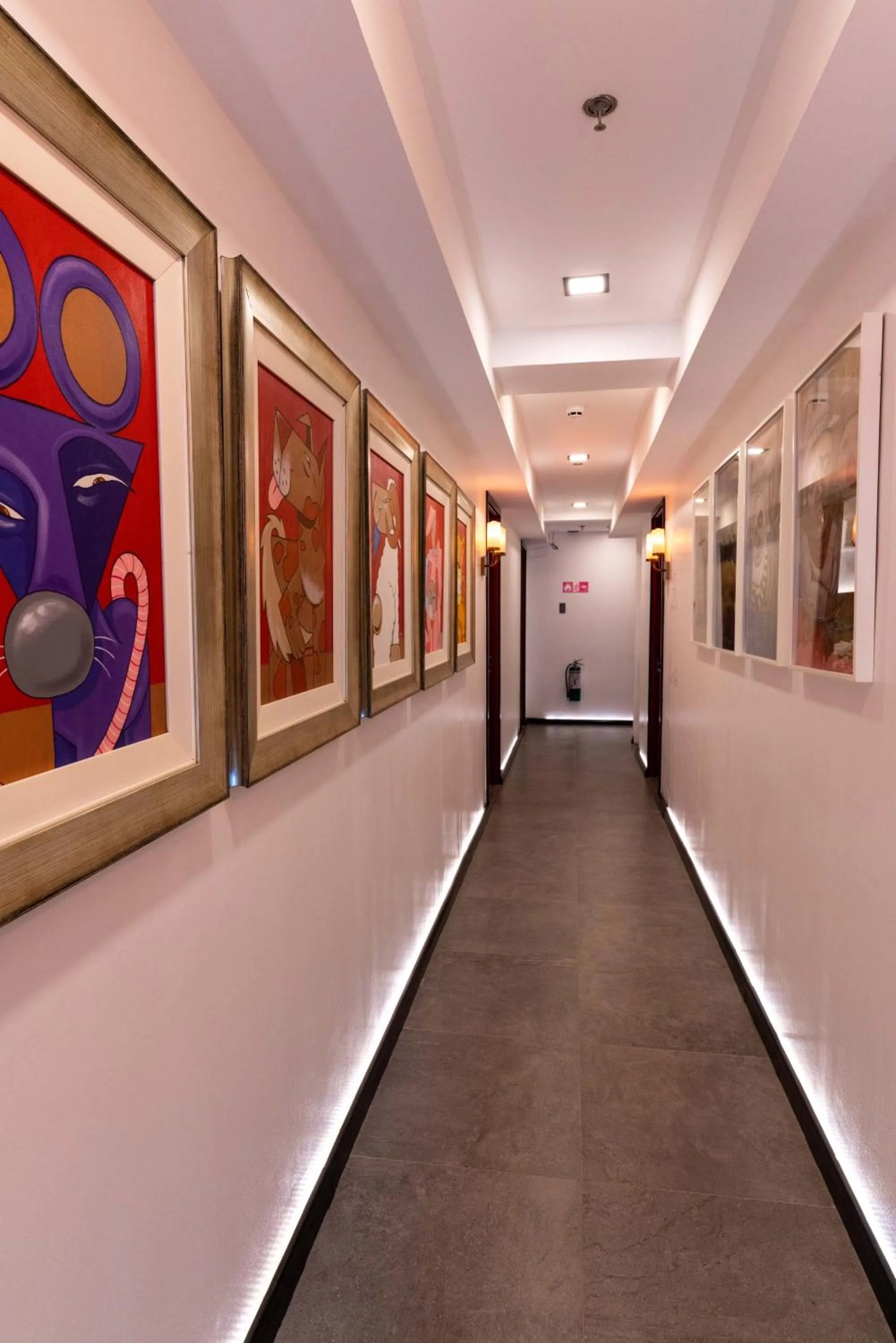 Decorative detail in UNWND Boutique Hotel Makati