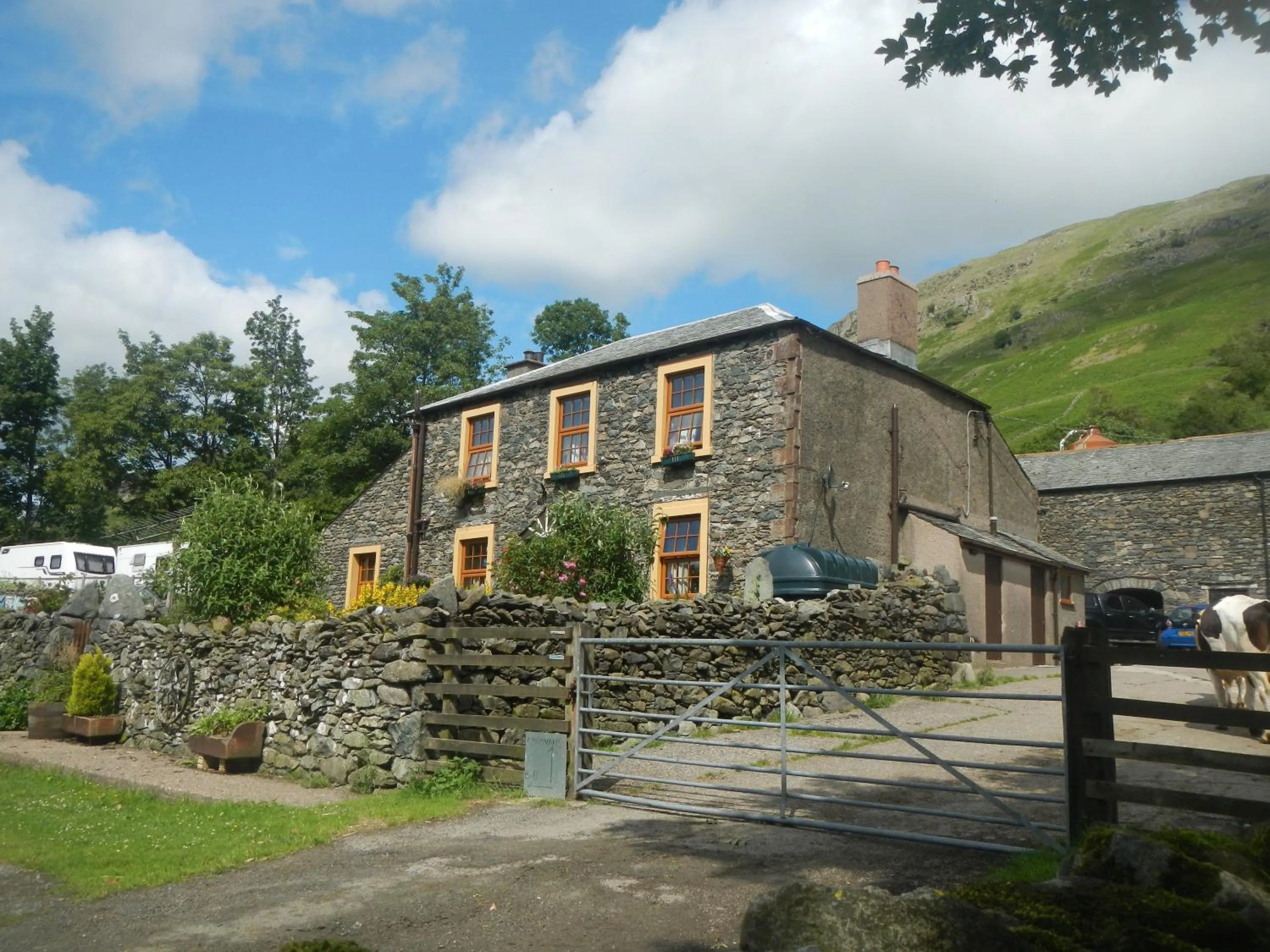 Facade/entrance in Stybeck Farm