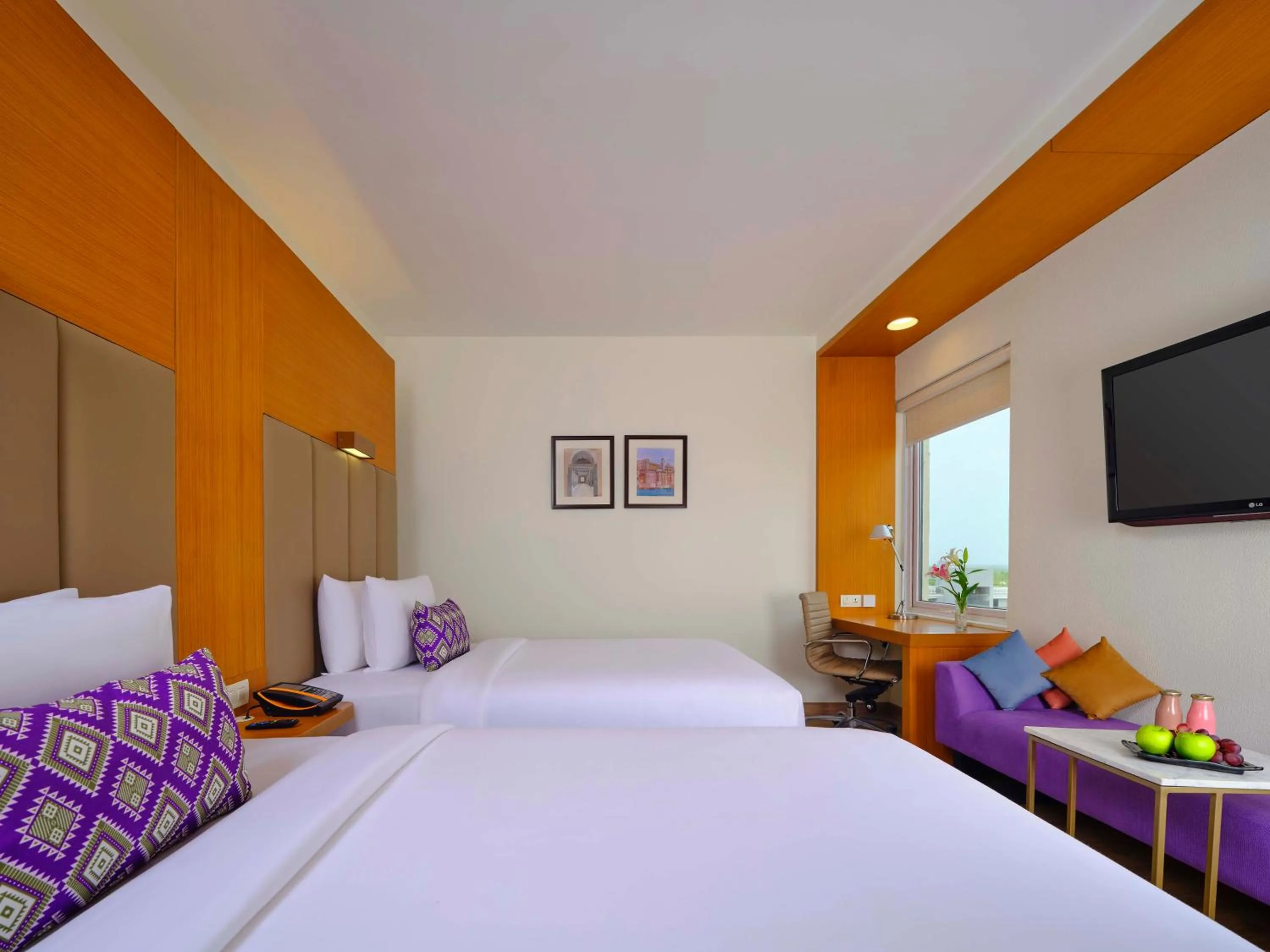 Bed in Vivanta Ahmedabad SG Highway
