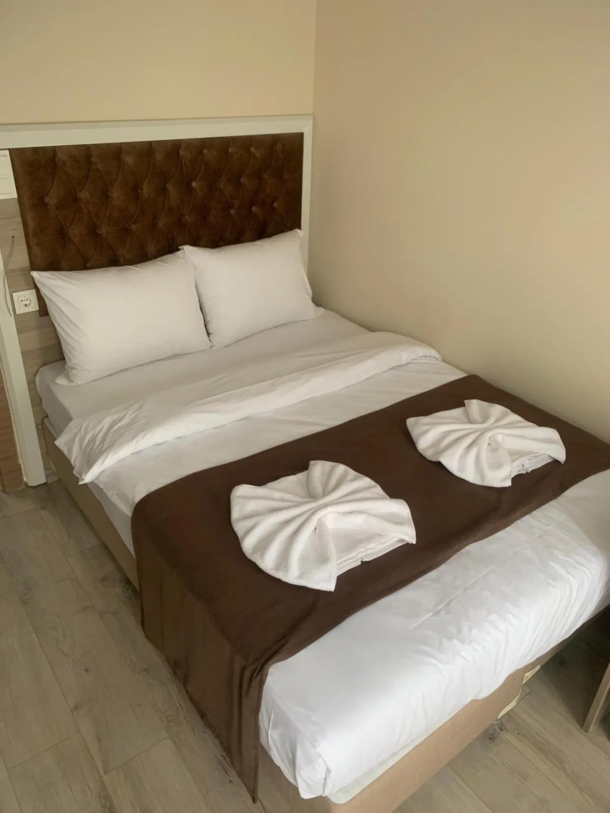 Bed in Luna Suites Taksim