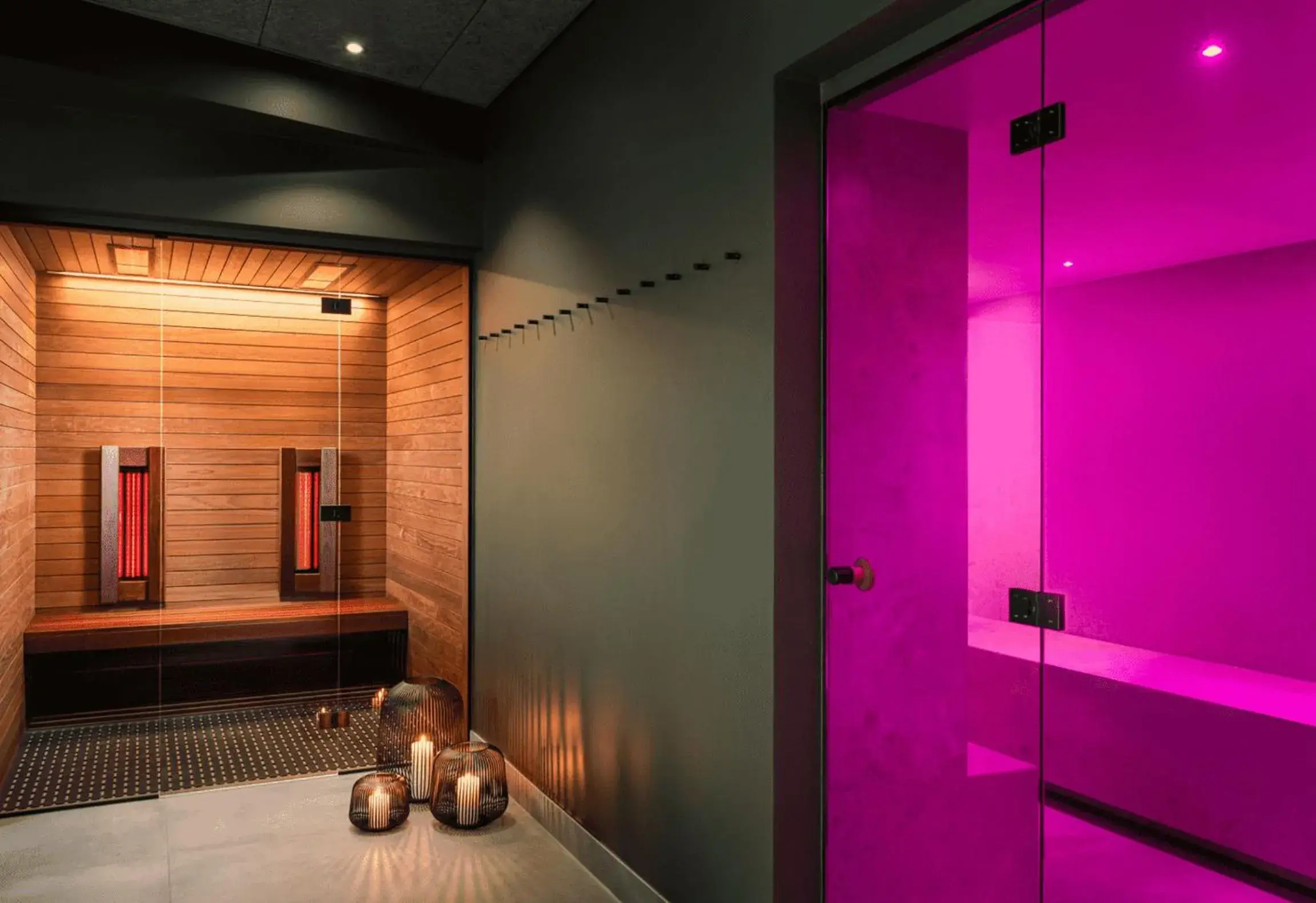 Sauna, Bathroom in FAVORITE Parkhotel
