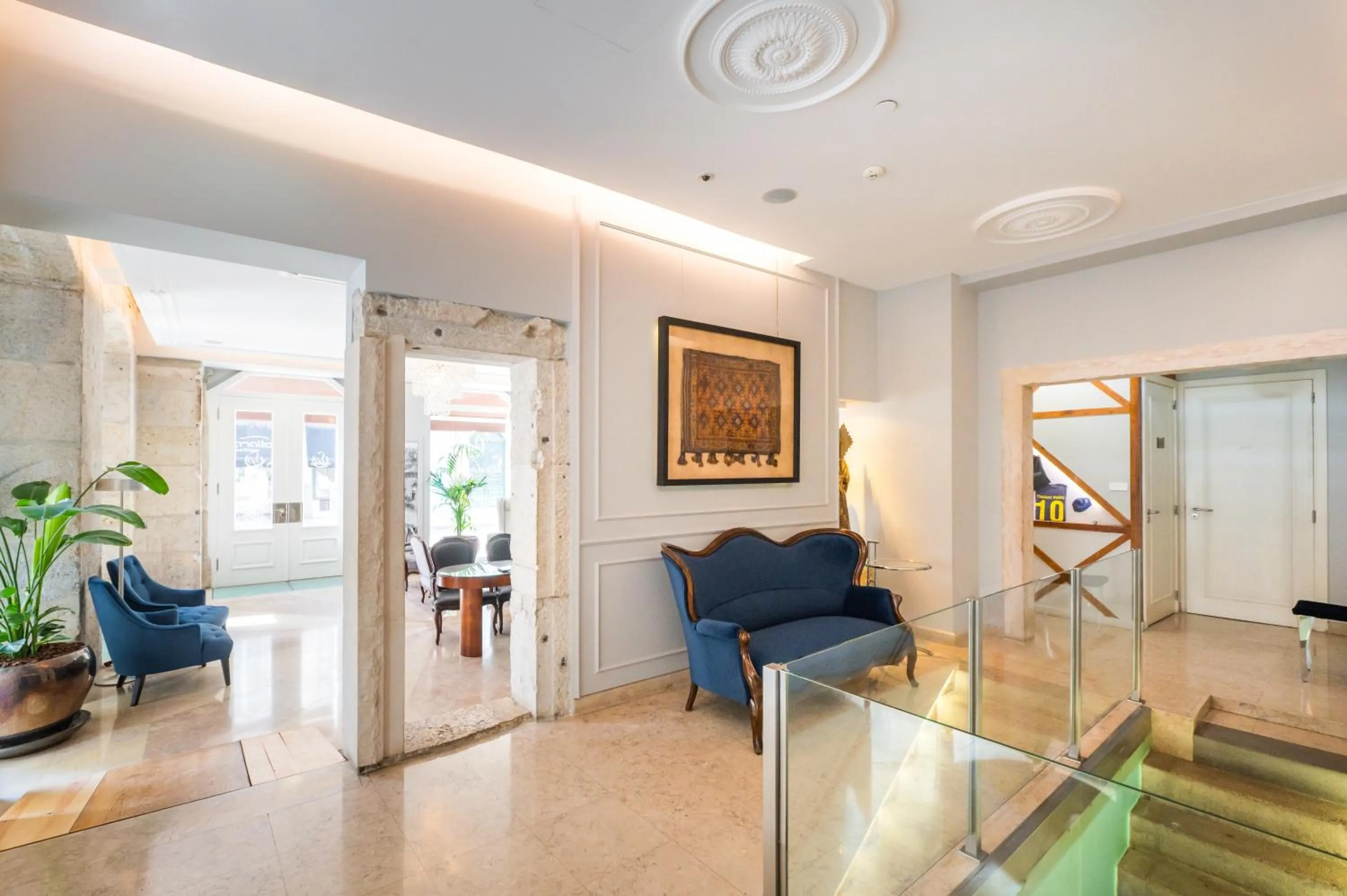 Area and facilities in Lisboa Prata Boutique Hotel