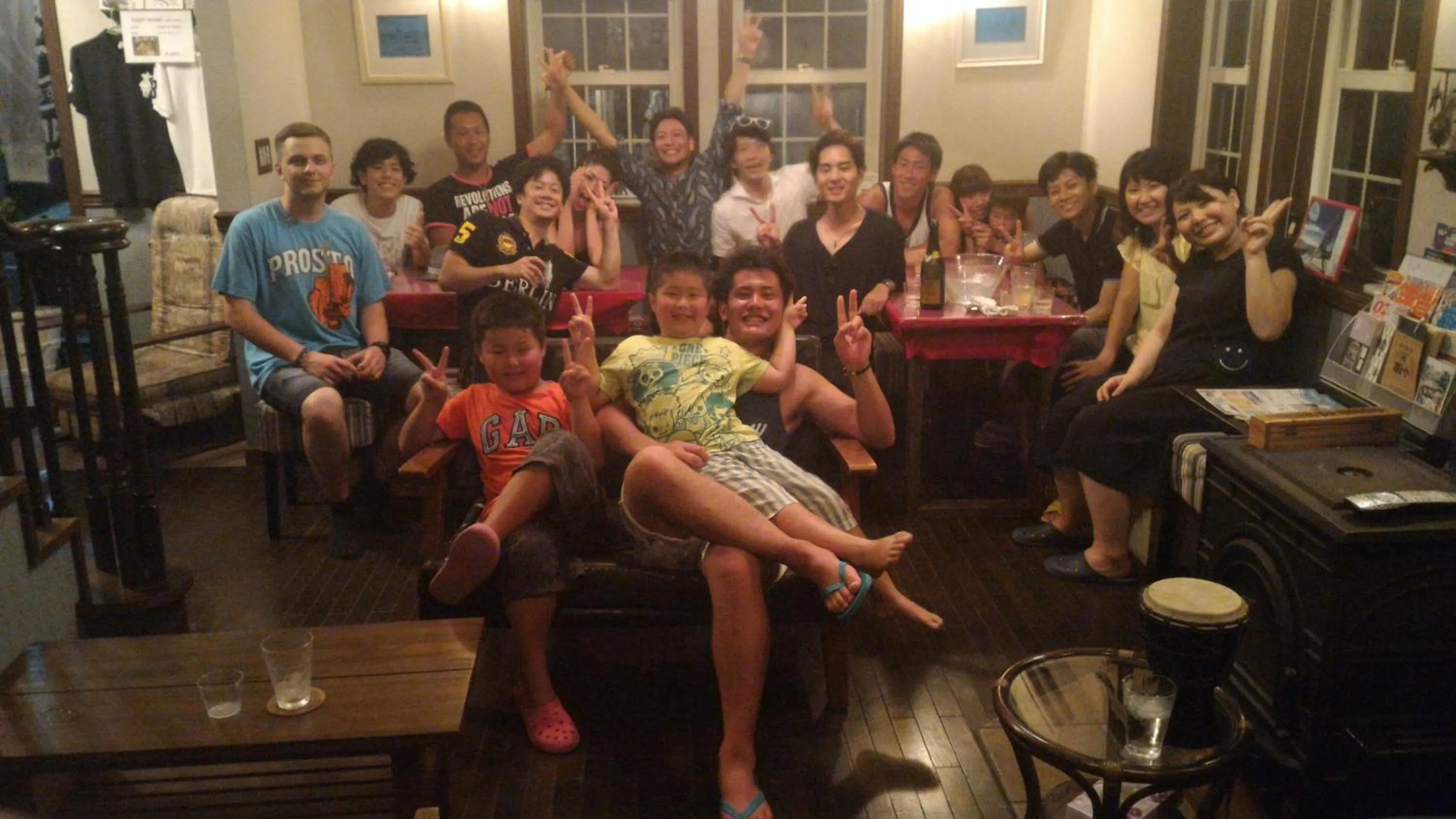 Staff in IZA Kamakura Guest House and Bar