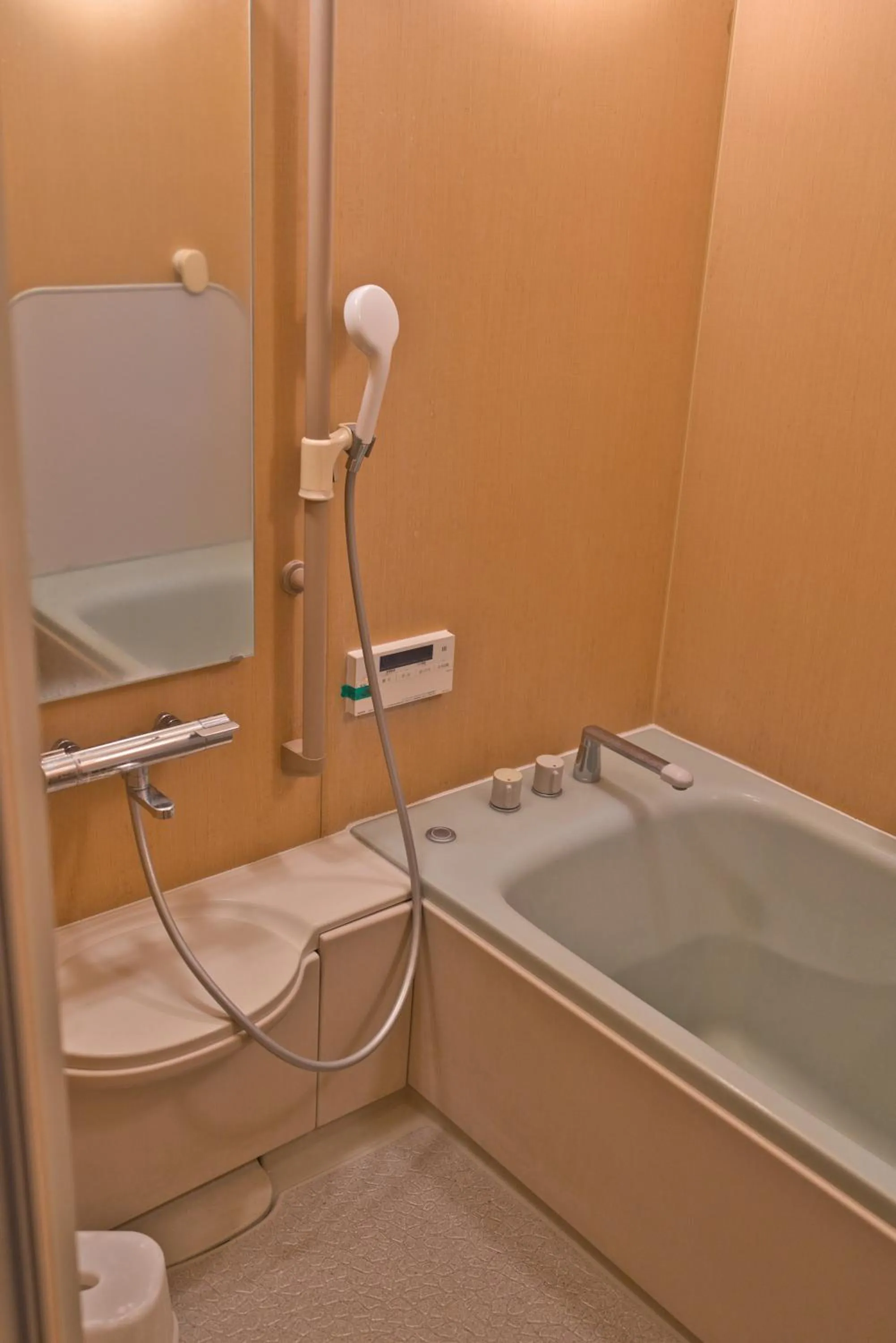 Shower in IZA Kamakura Guest House and Bar