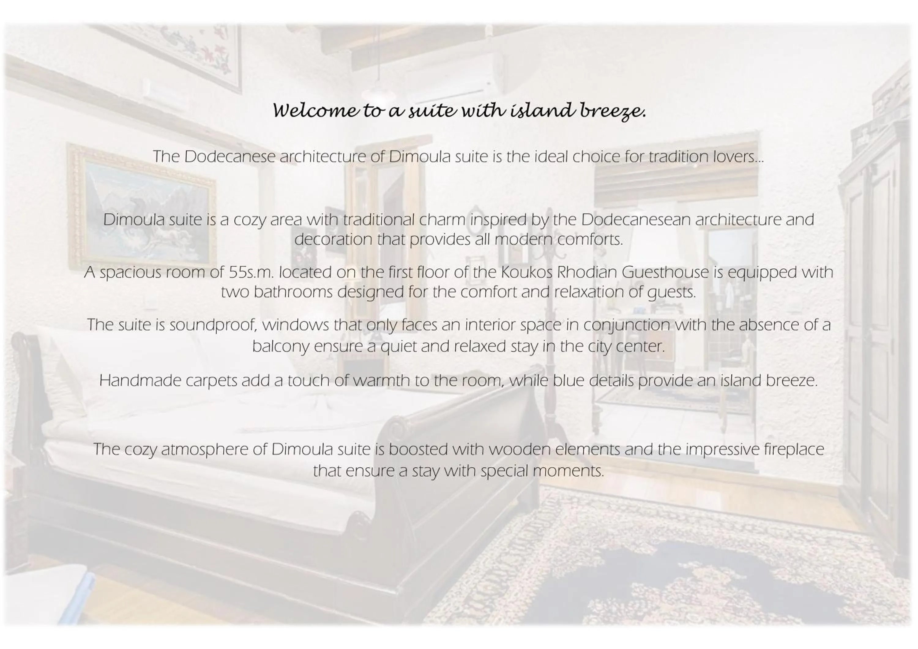 Text overlay in Koukos Rodos Boutique Hotel & Spa - Adults Only