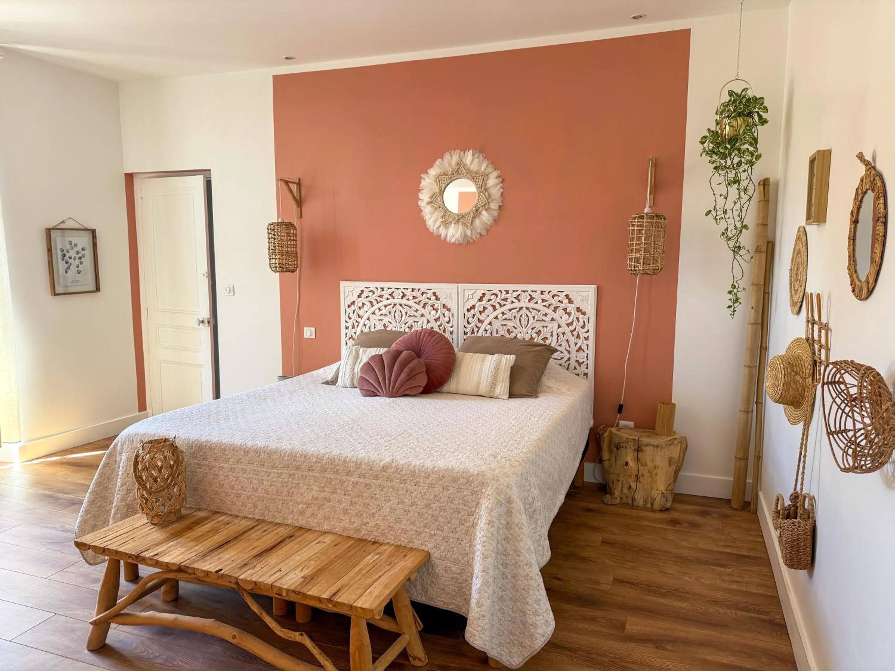 Bed in Chambres d'hotes - Le Magnolia