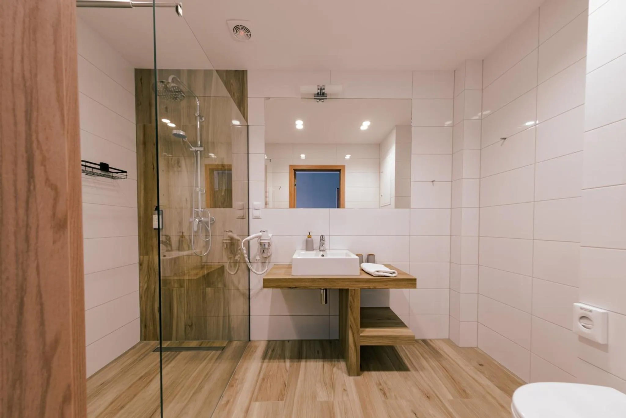 Shower in Hotel Panorama