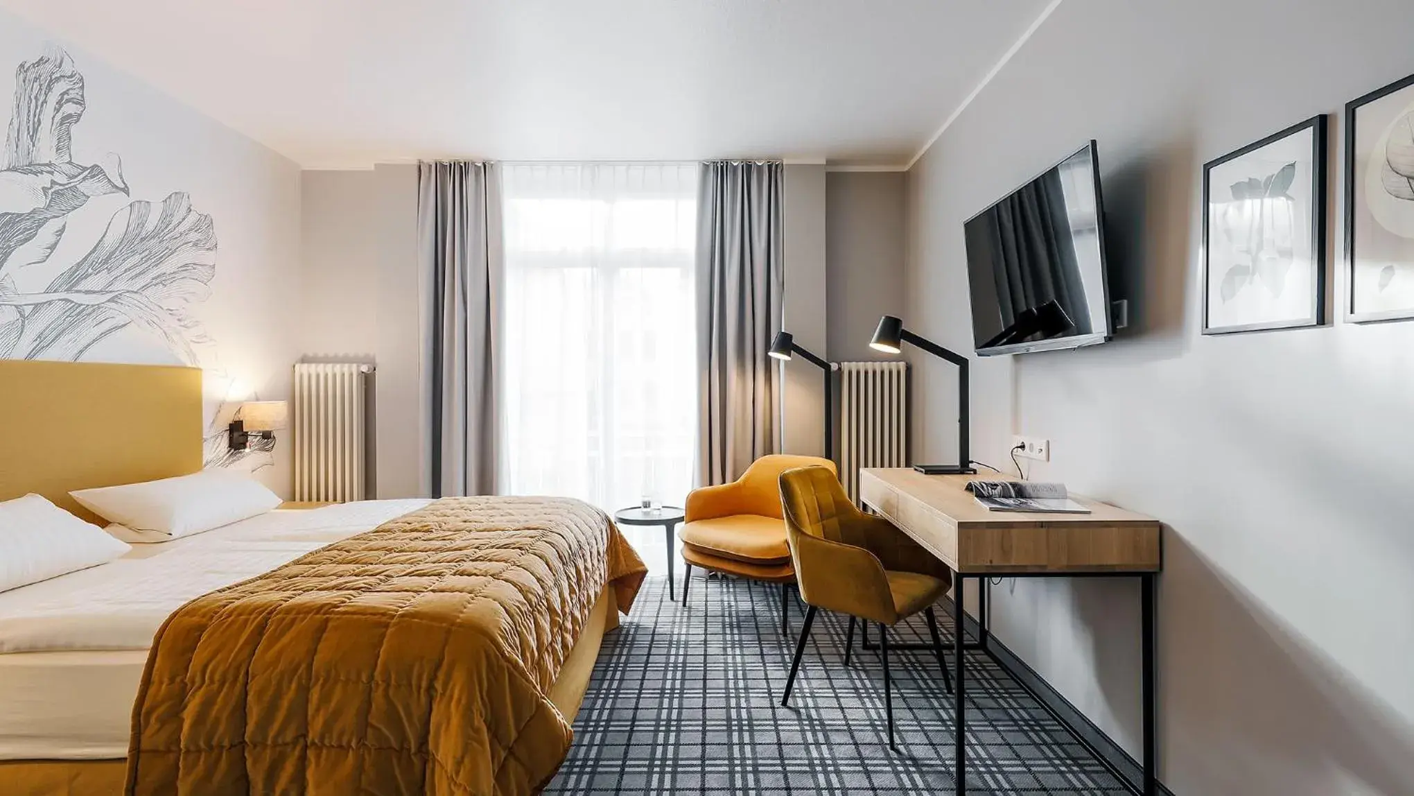 Photo of the whole room, Bed in Hotel Ambiente Photo of the whole room, Bed in Hotel Ambiente