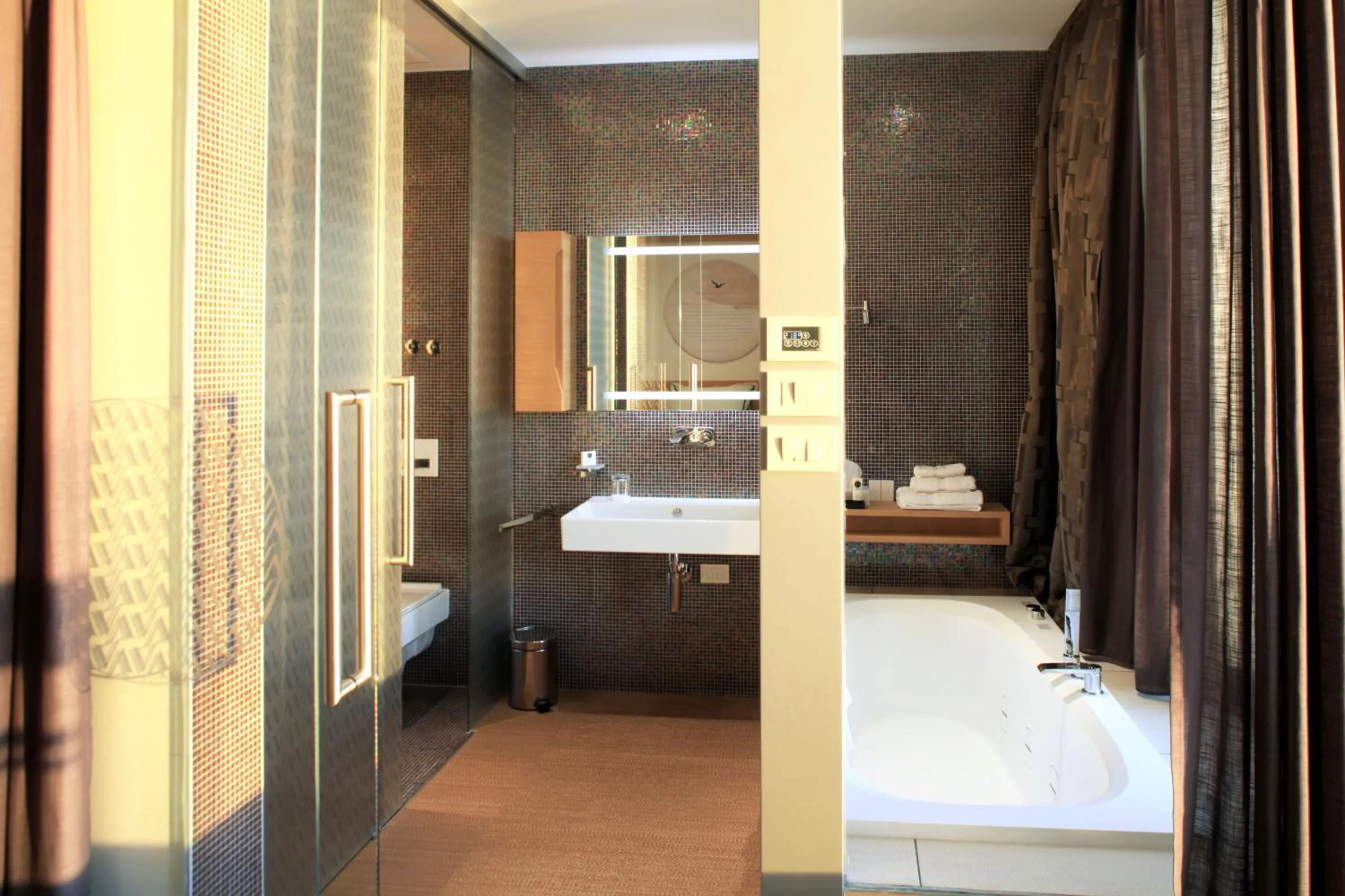 Bathroom, Bed in Bevanda Hotel & Restaurant - Unique Adriatic