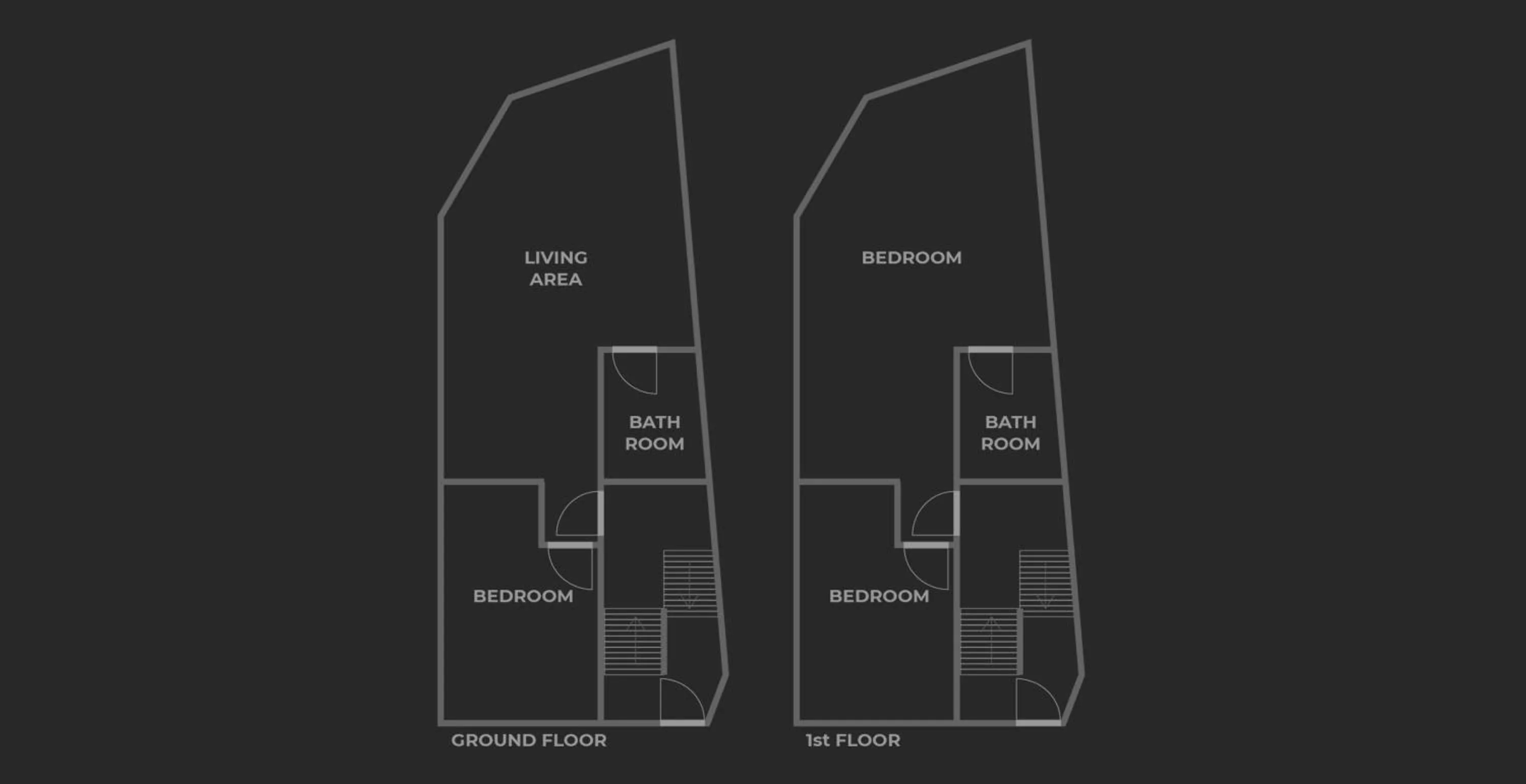 Floor plan in The Lower Gathering - Town Centre - Sleeps Up To 10