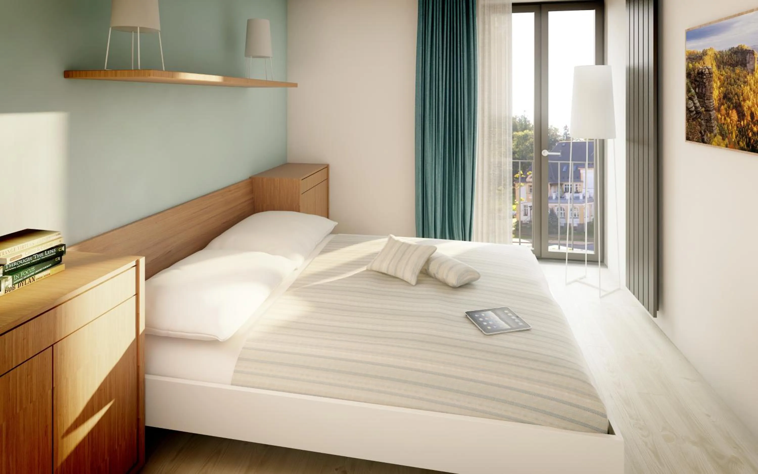 Bed in Aparthotel Lípa