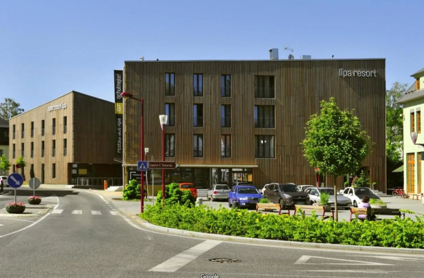 Property building in Aparthotel Lípa