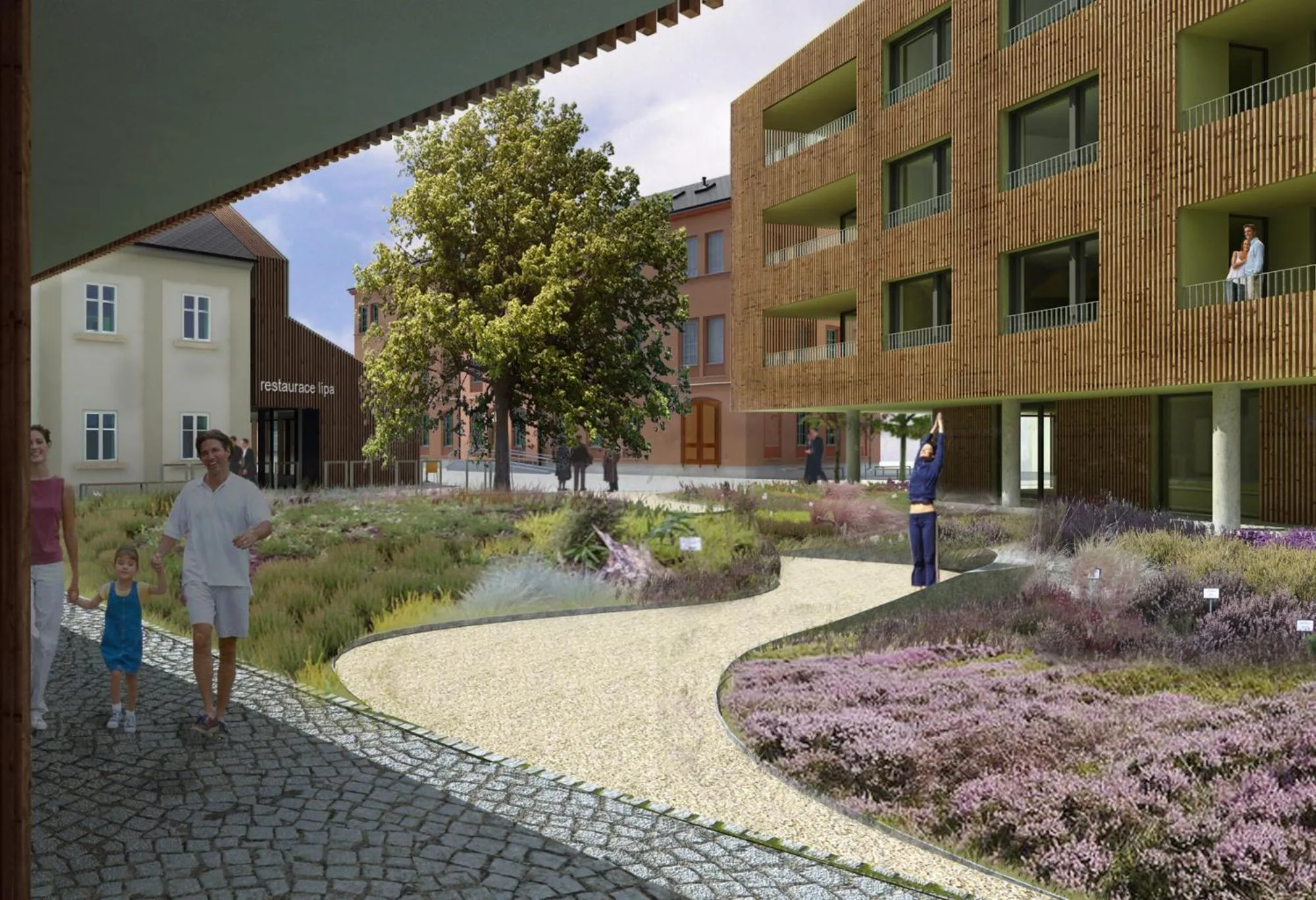 Facade/entrance in Aparthotel Lípa