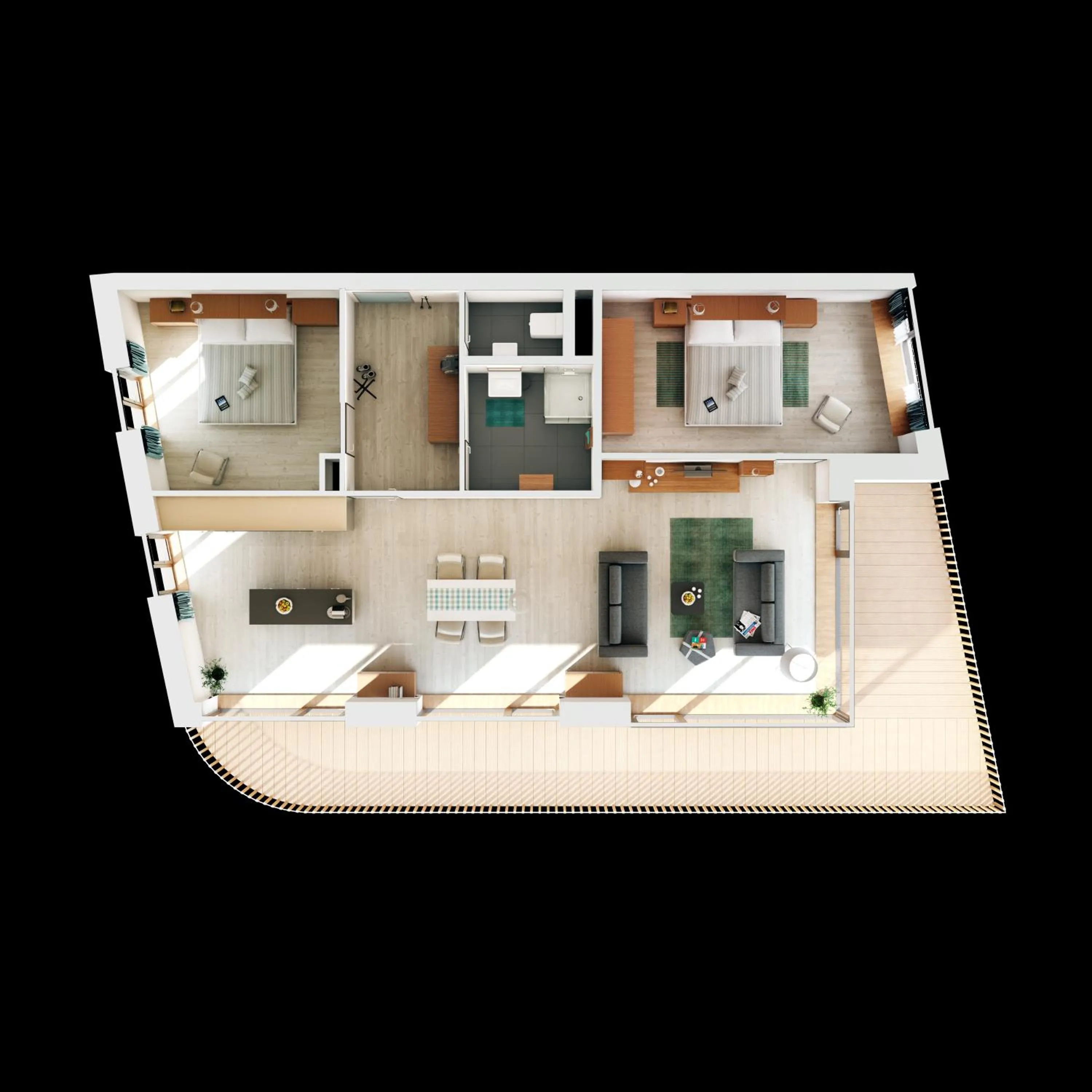 Photo of the whole room in Aparthotel Lípa