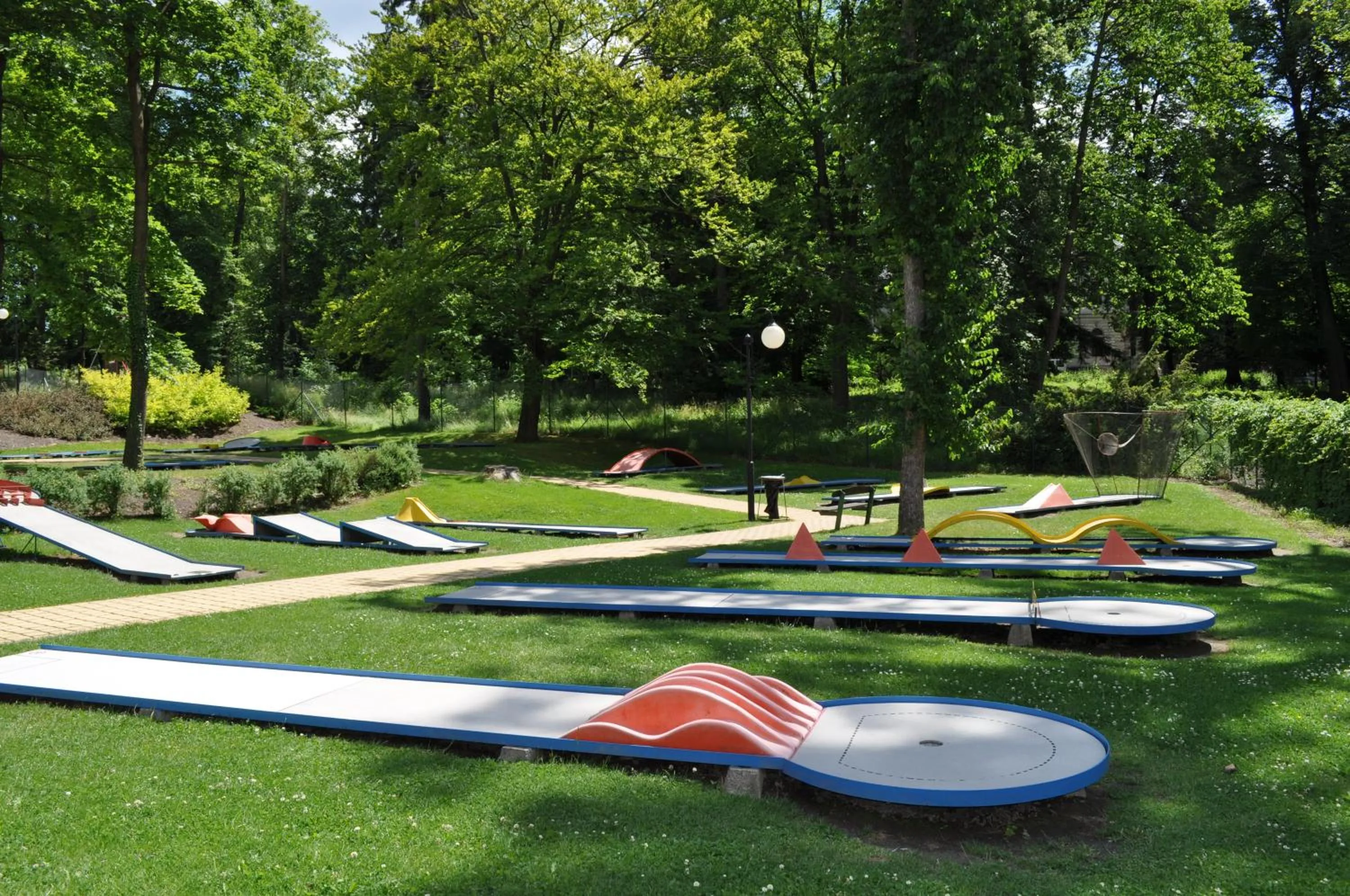 Minigolf in Aparthotel Lípa