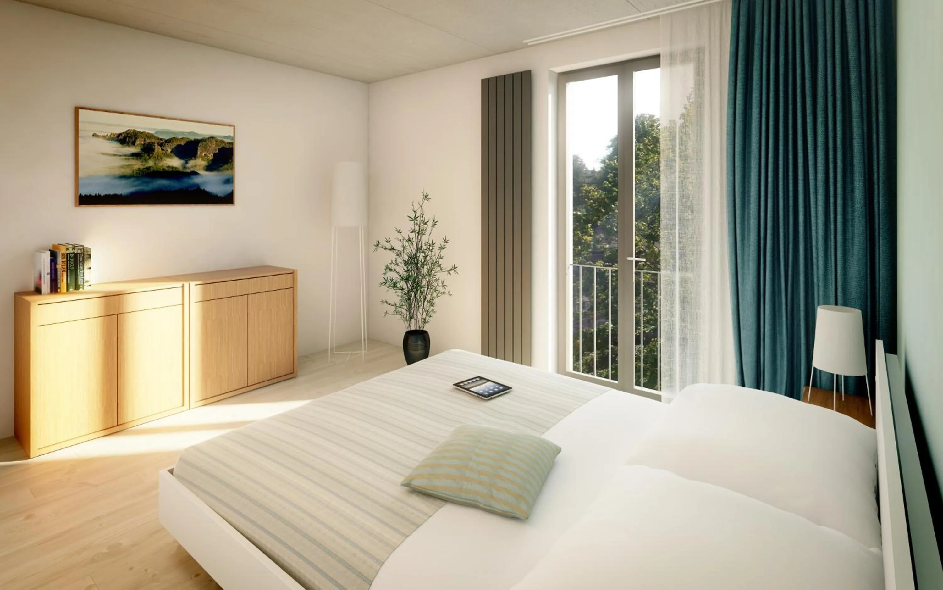 Bedroom, Bed in Aparthotel Lípa