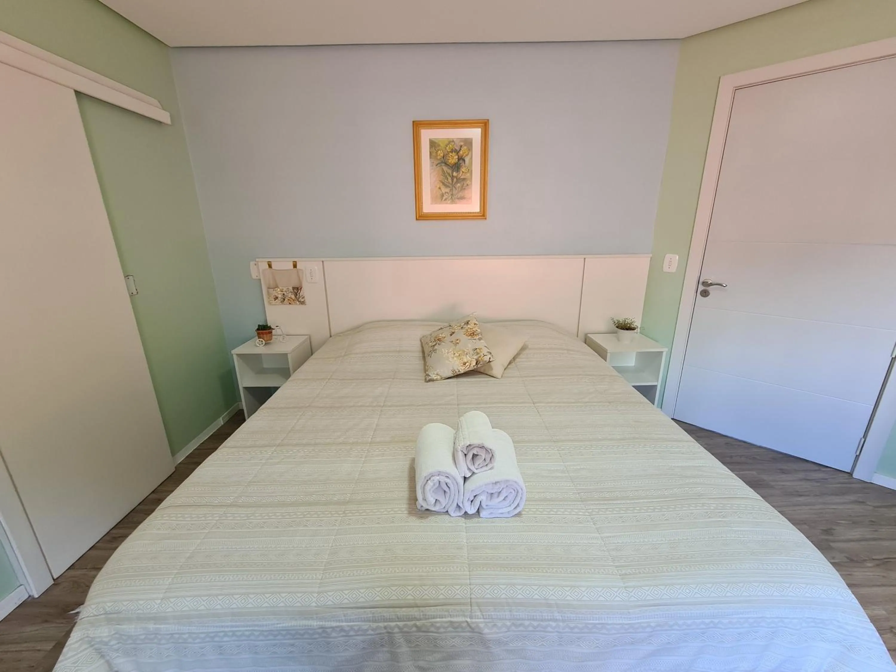 Bed in Pousada O Canto do Sabia