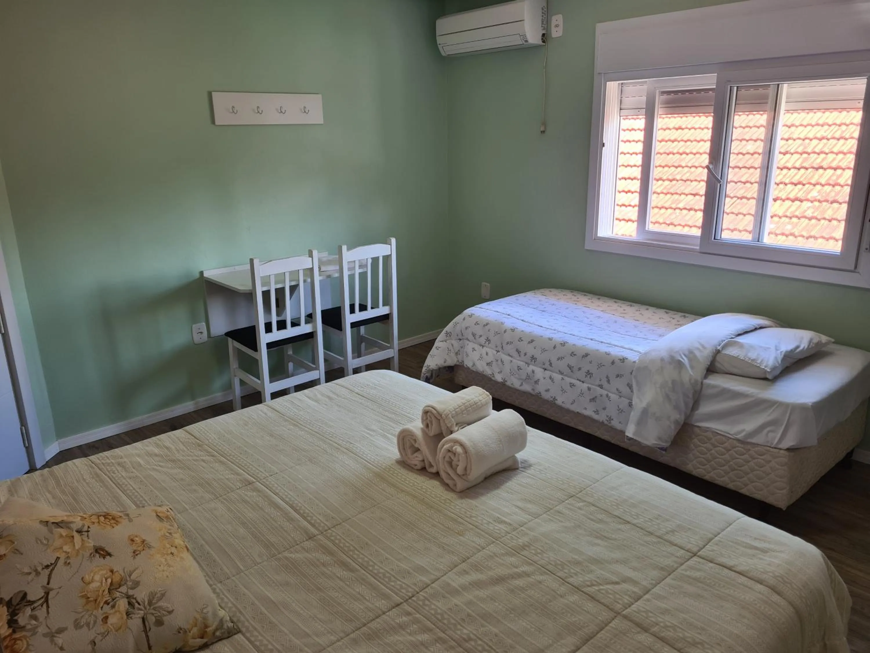 Bed in Pousada O Canto do Sabia