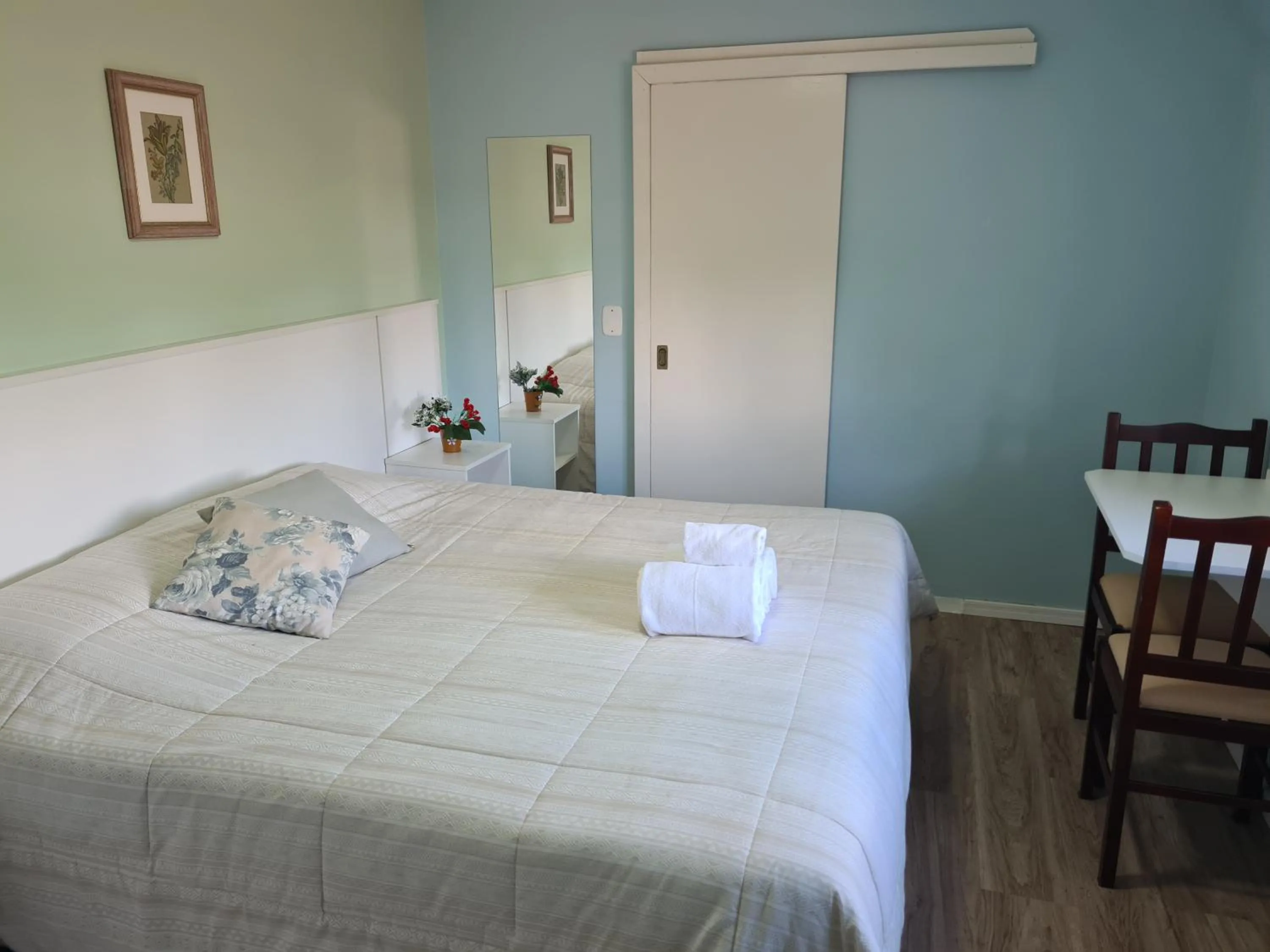 Bed in Pousada O Canto do Sabia