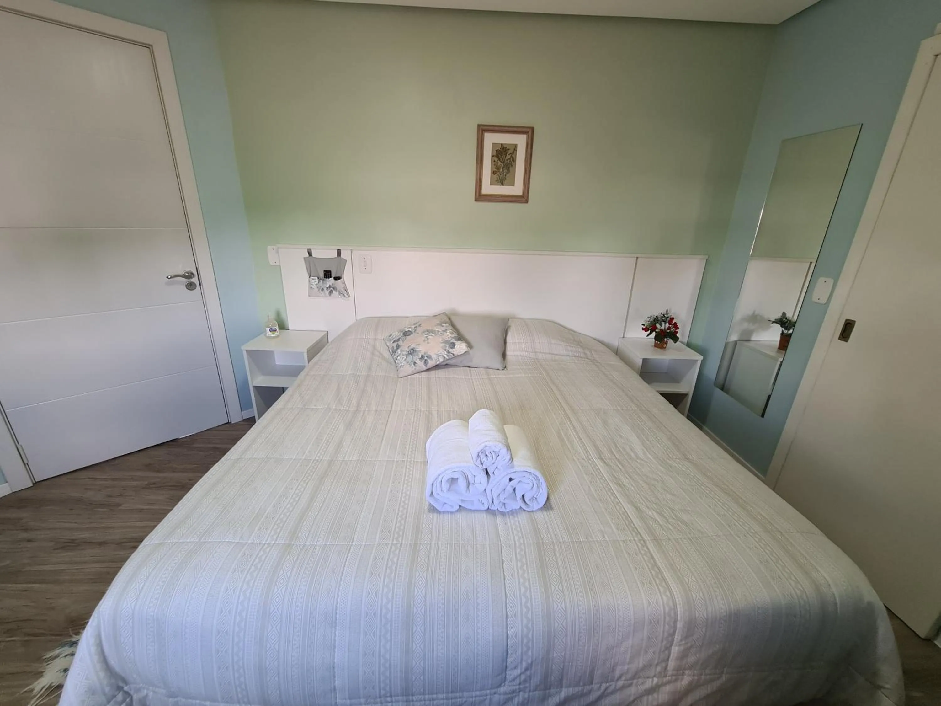Bed in Pousada O Canto do Sabia