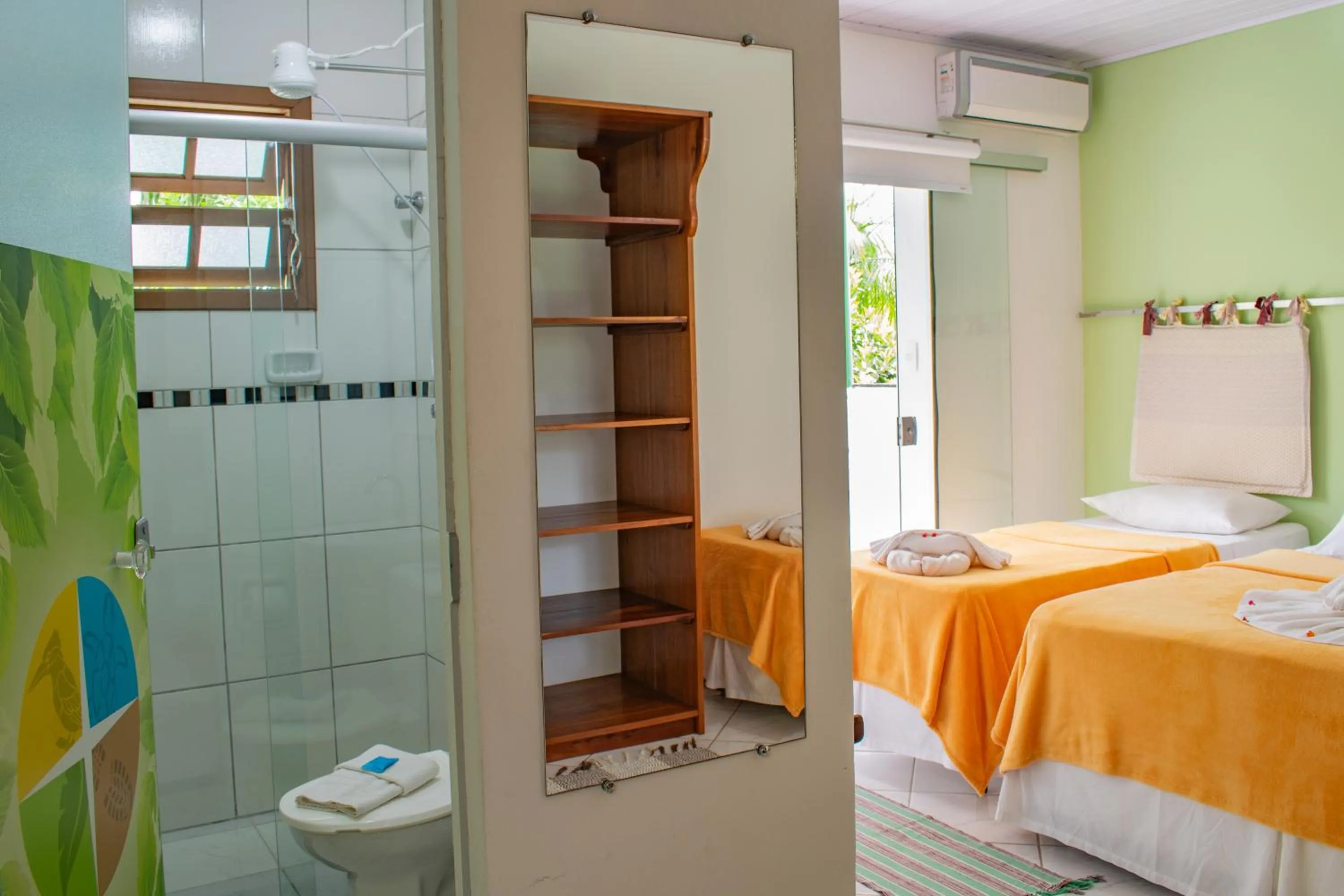 Bathroom, Bed in Pousada do Tenório