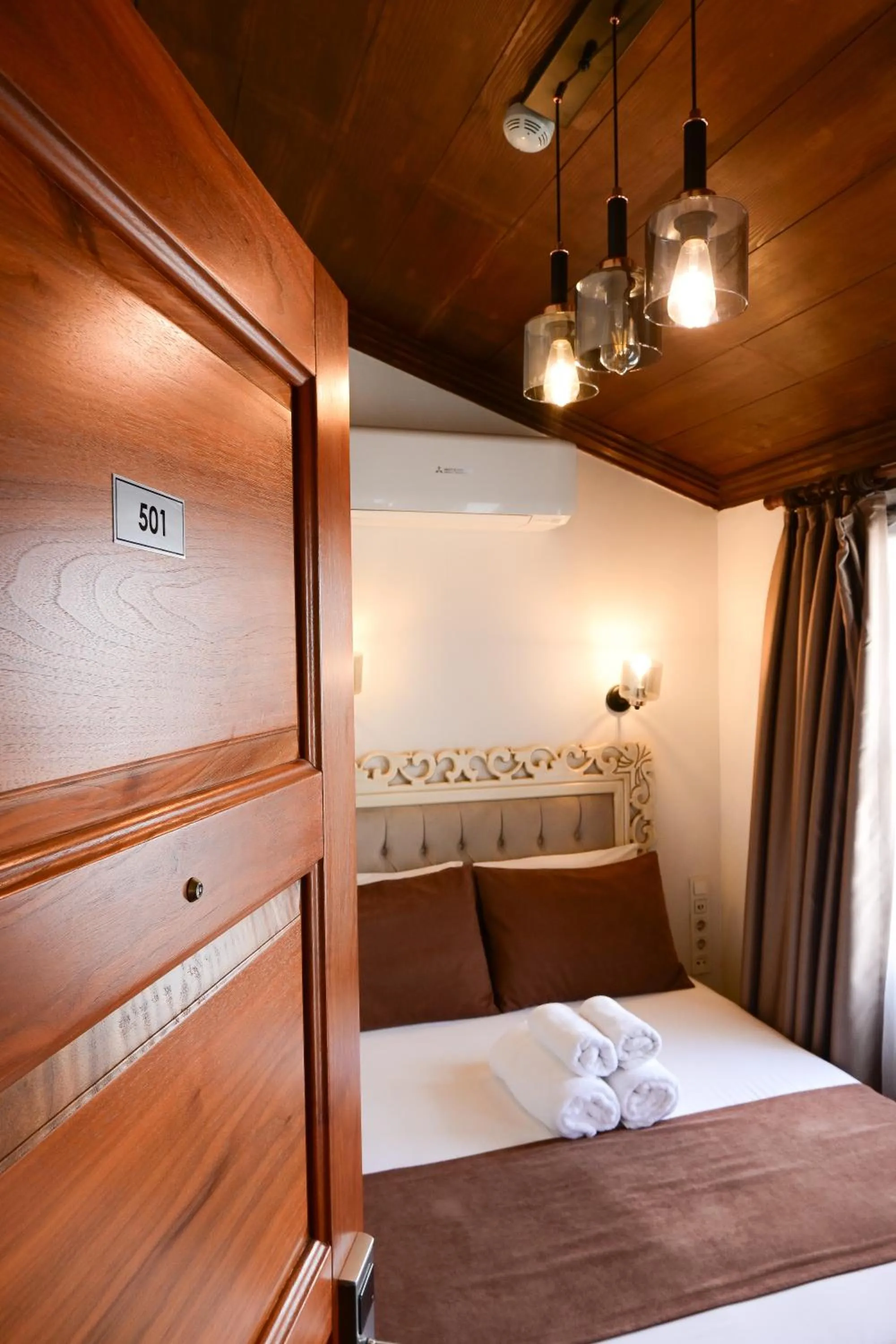 Bed in Galata Dream Hotel