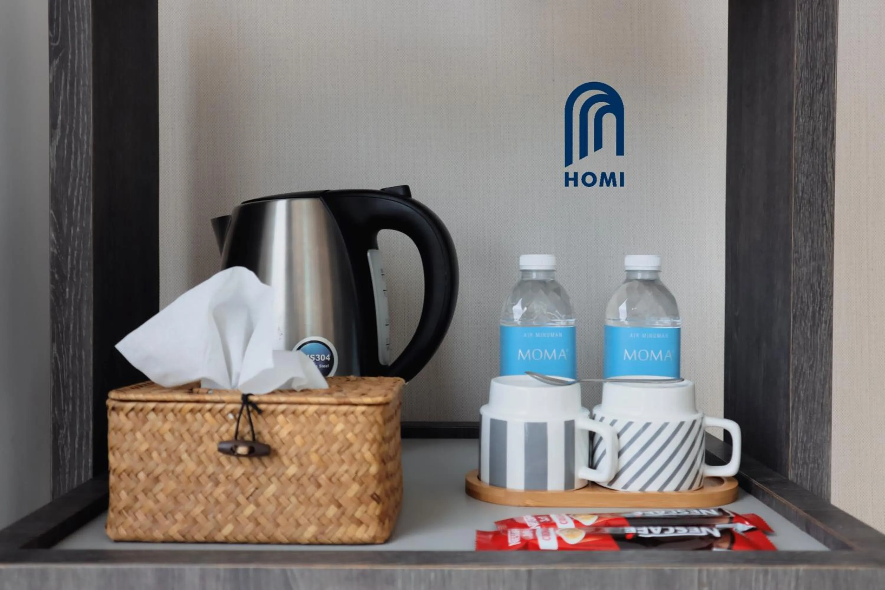 Kitchen or kitchenette in Homi Oasis at KK Times Square 和逸绿洲