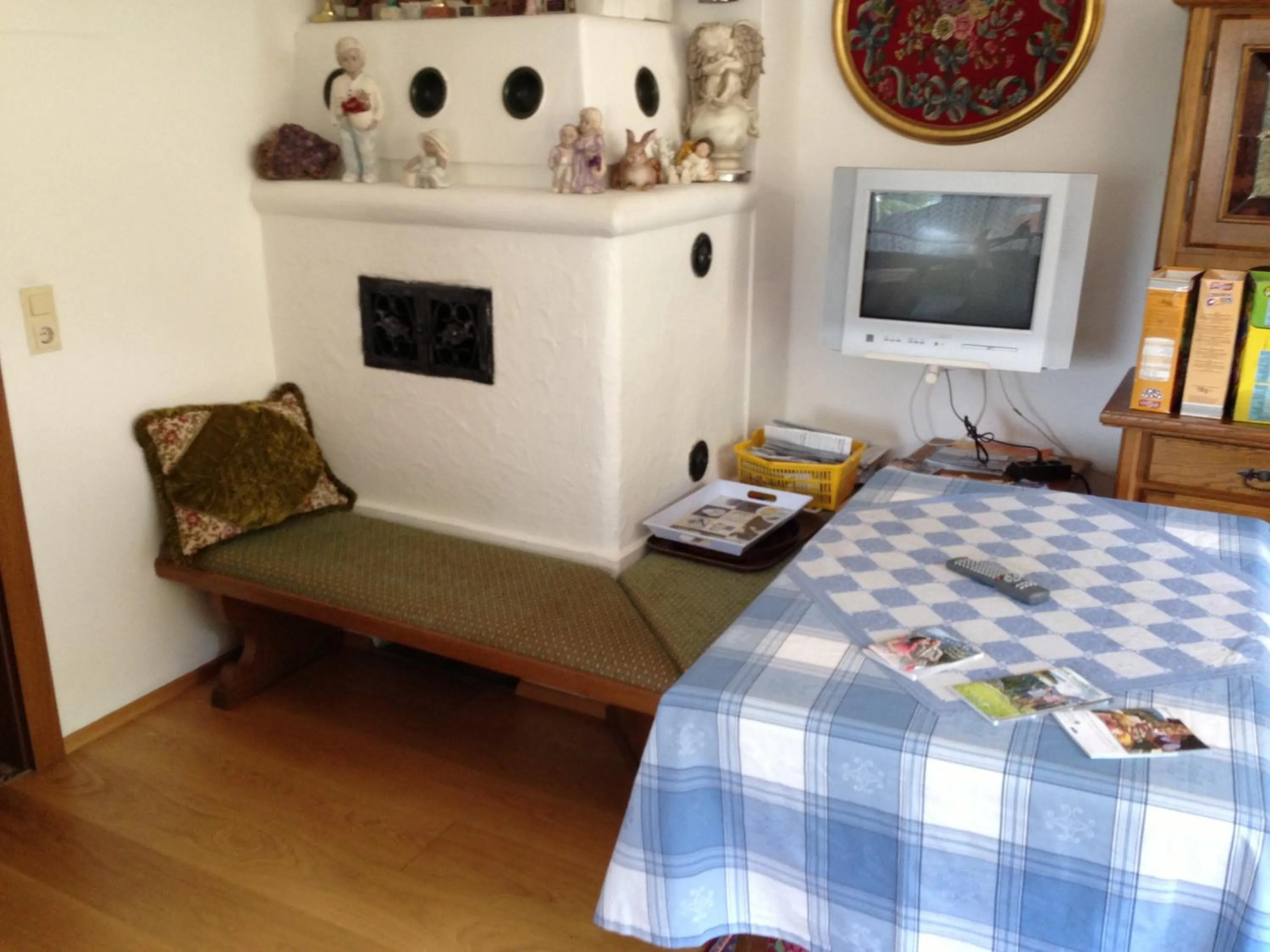 Decorative detail, Bed in Haus Tenk