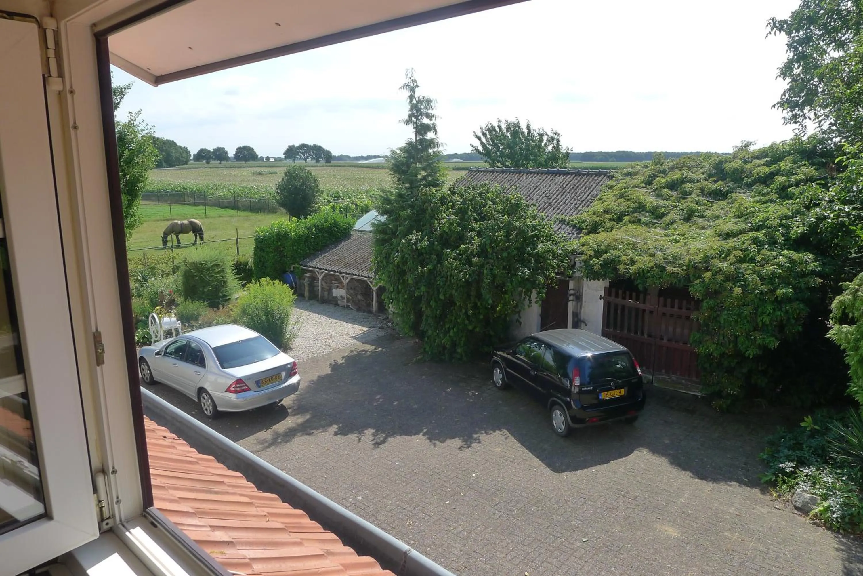 View (from property/room) in B&B De Kleine Wijngaard