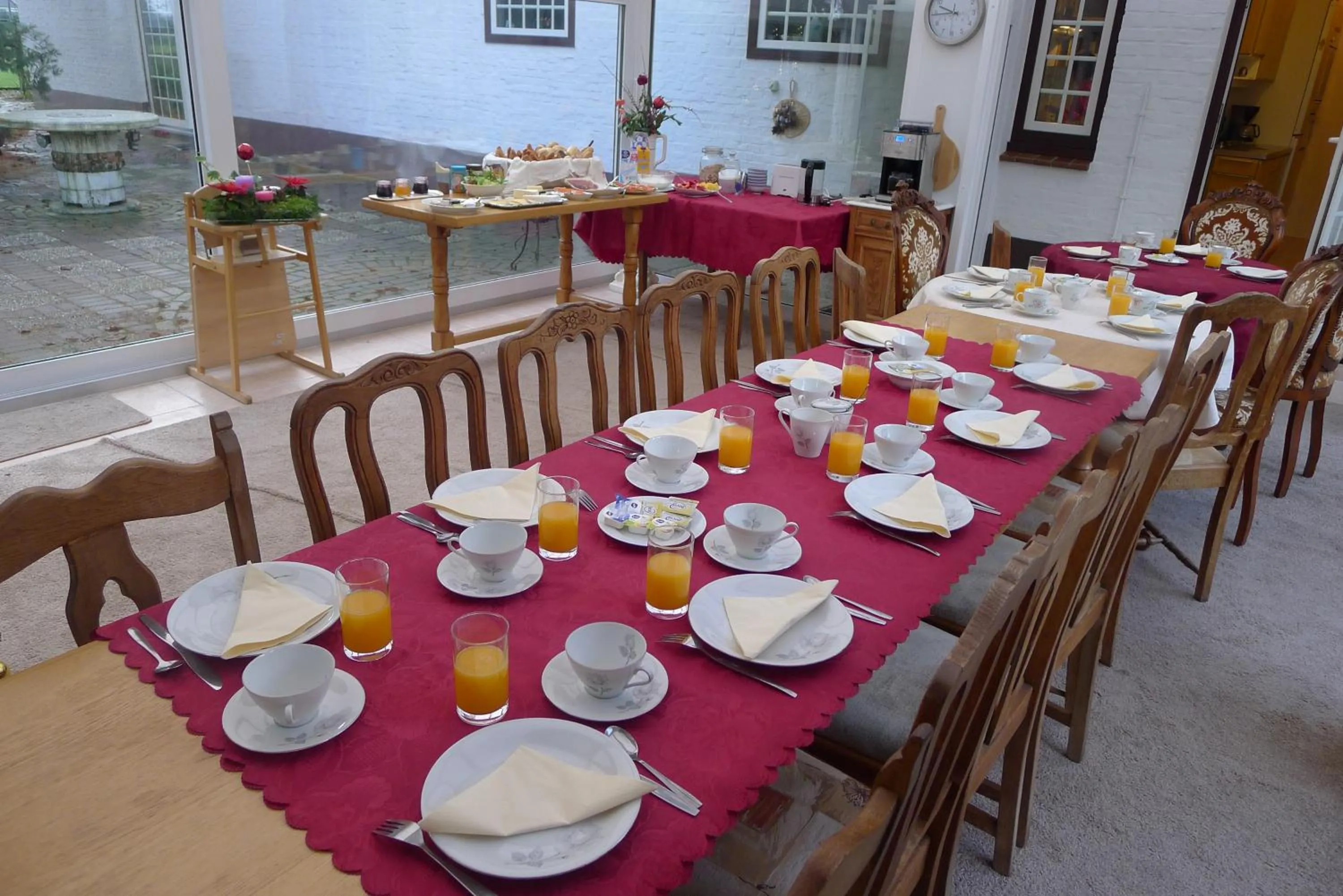 Food and drinks in B&B De Kleine Wijngaard