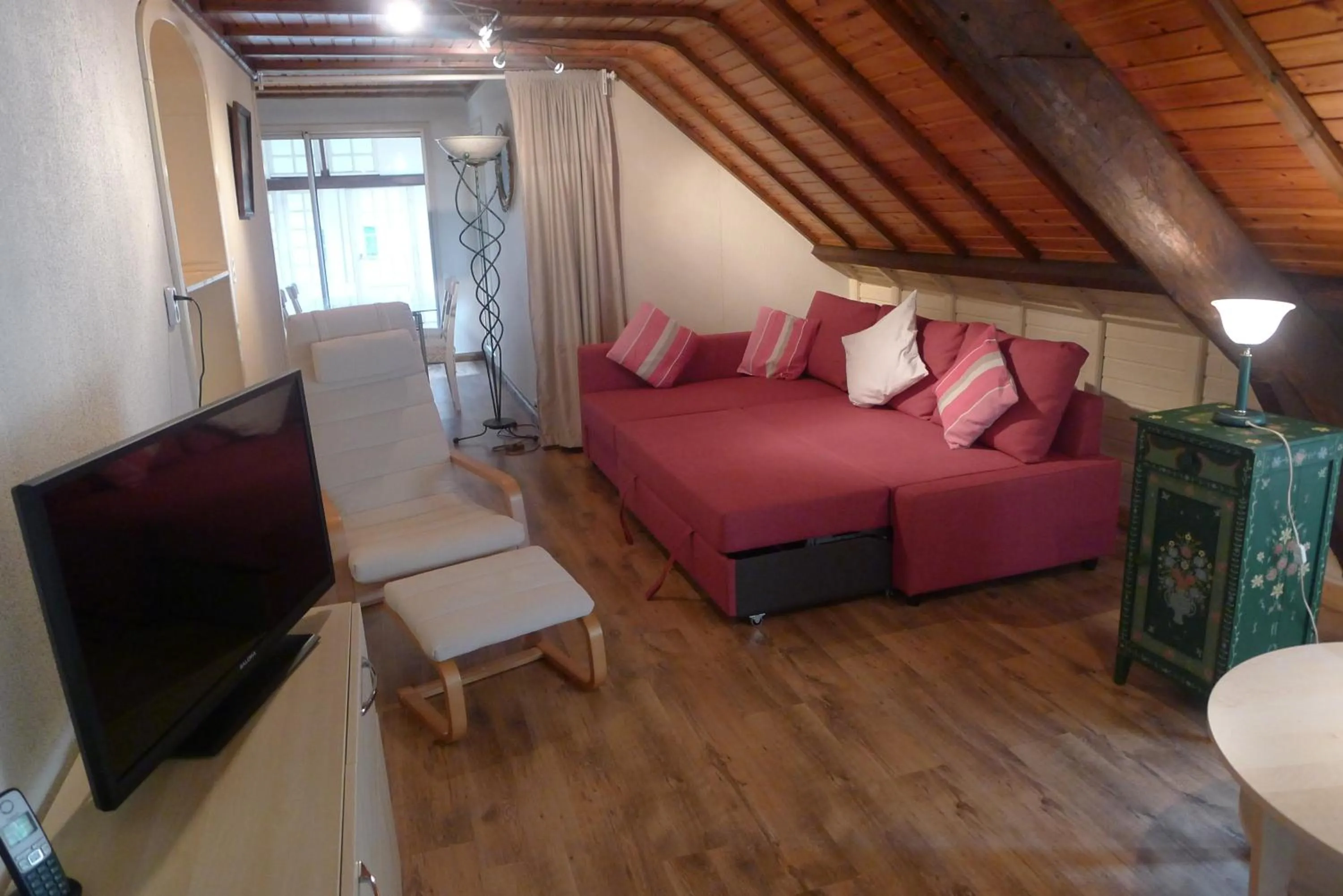 Seating area in B&B De Kleine Wijngaard