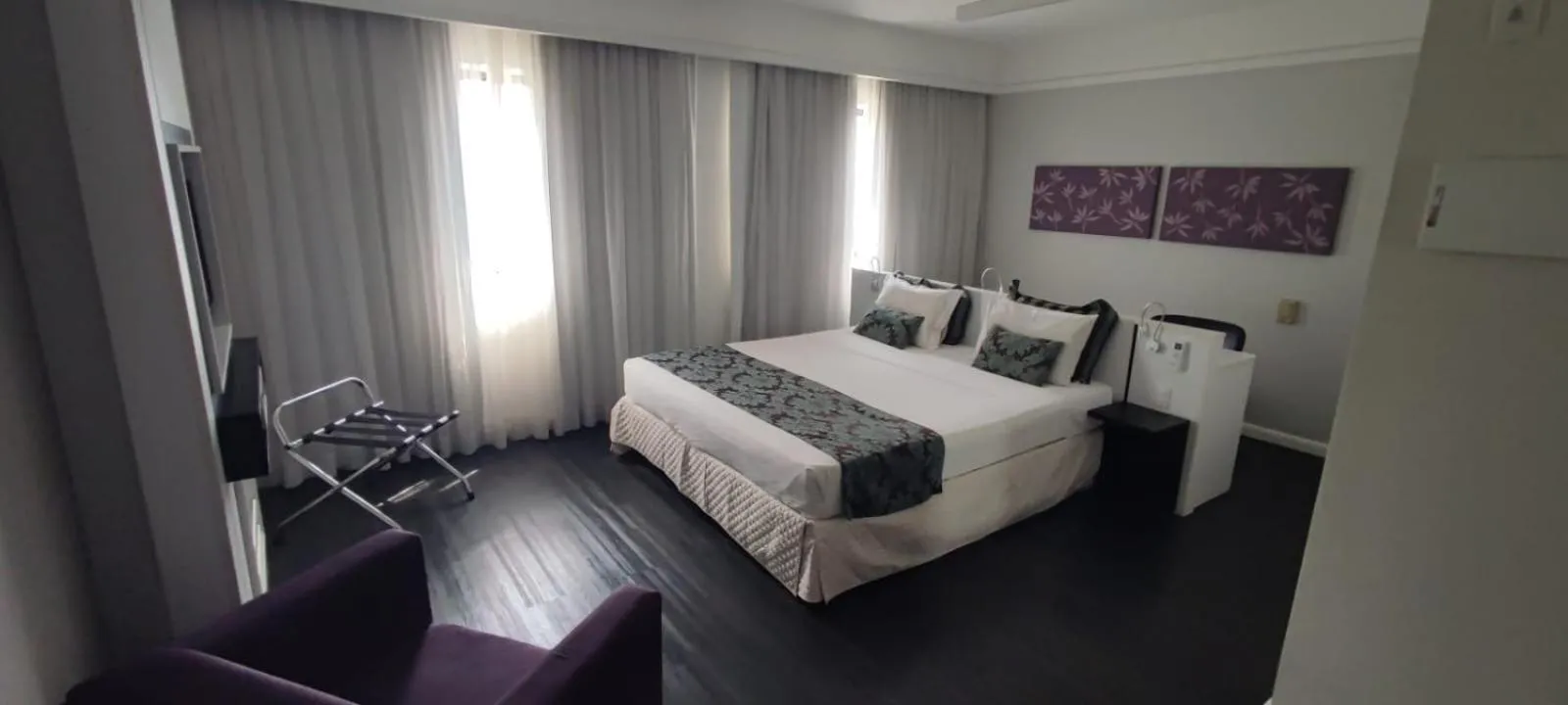 Bed in Moema Flat Luxo, Macuco