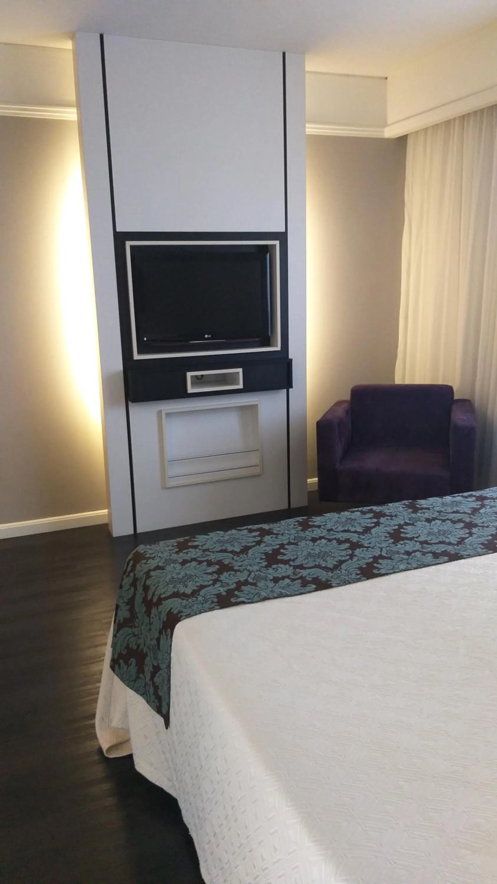 Bed in Moema Flat Luxo, Macuco
