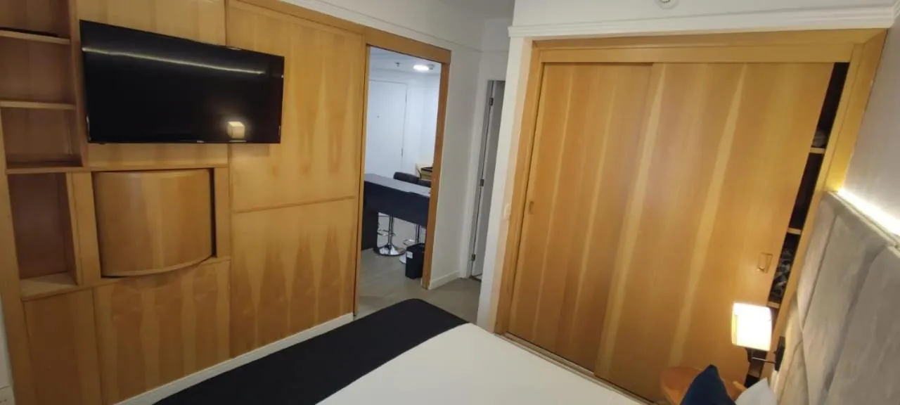Bed in Moema Flat Luxo, Macuco