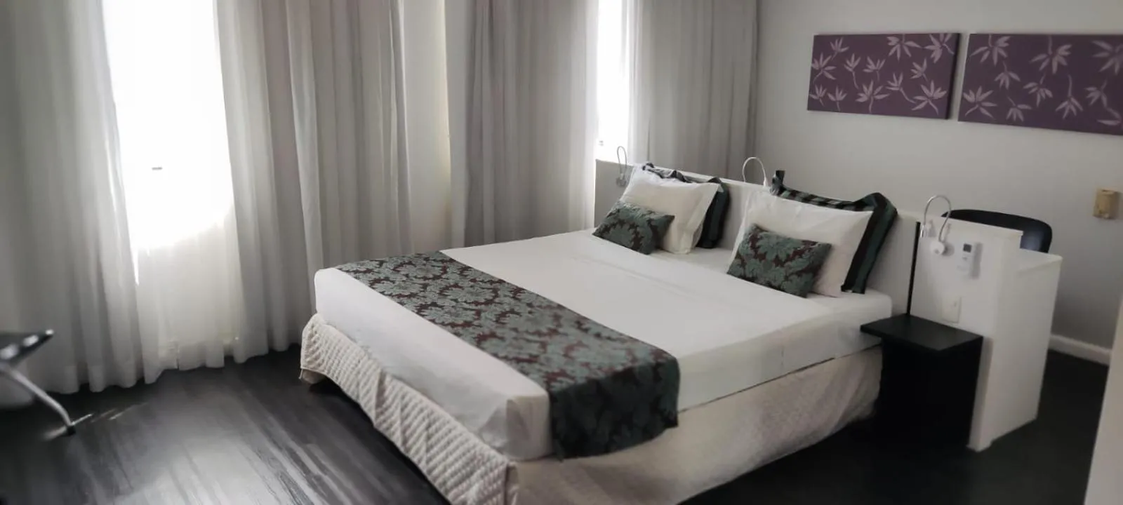 Bed in Moema Flat Luxo, Macuco