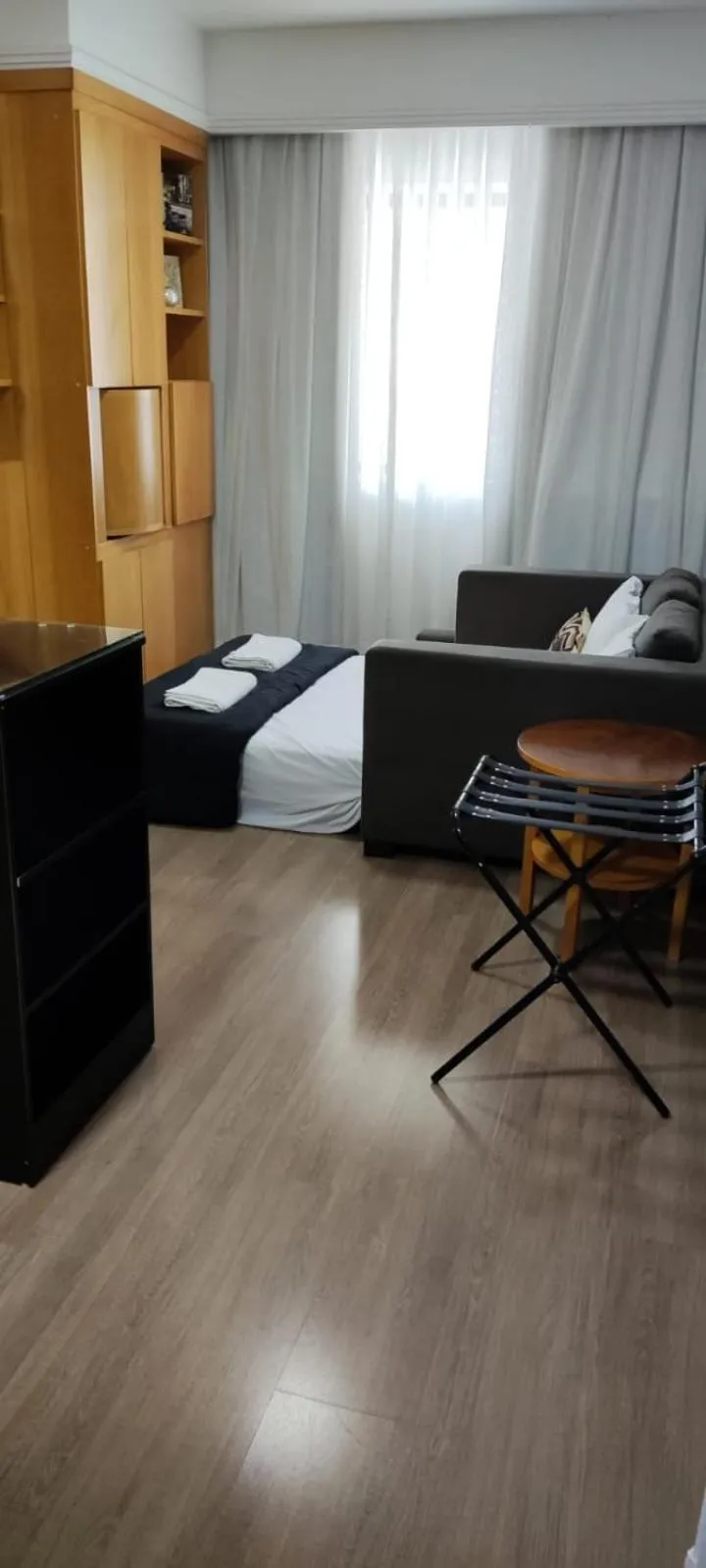 Bed in Moema Flat Luxo, Macuco