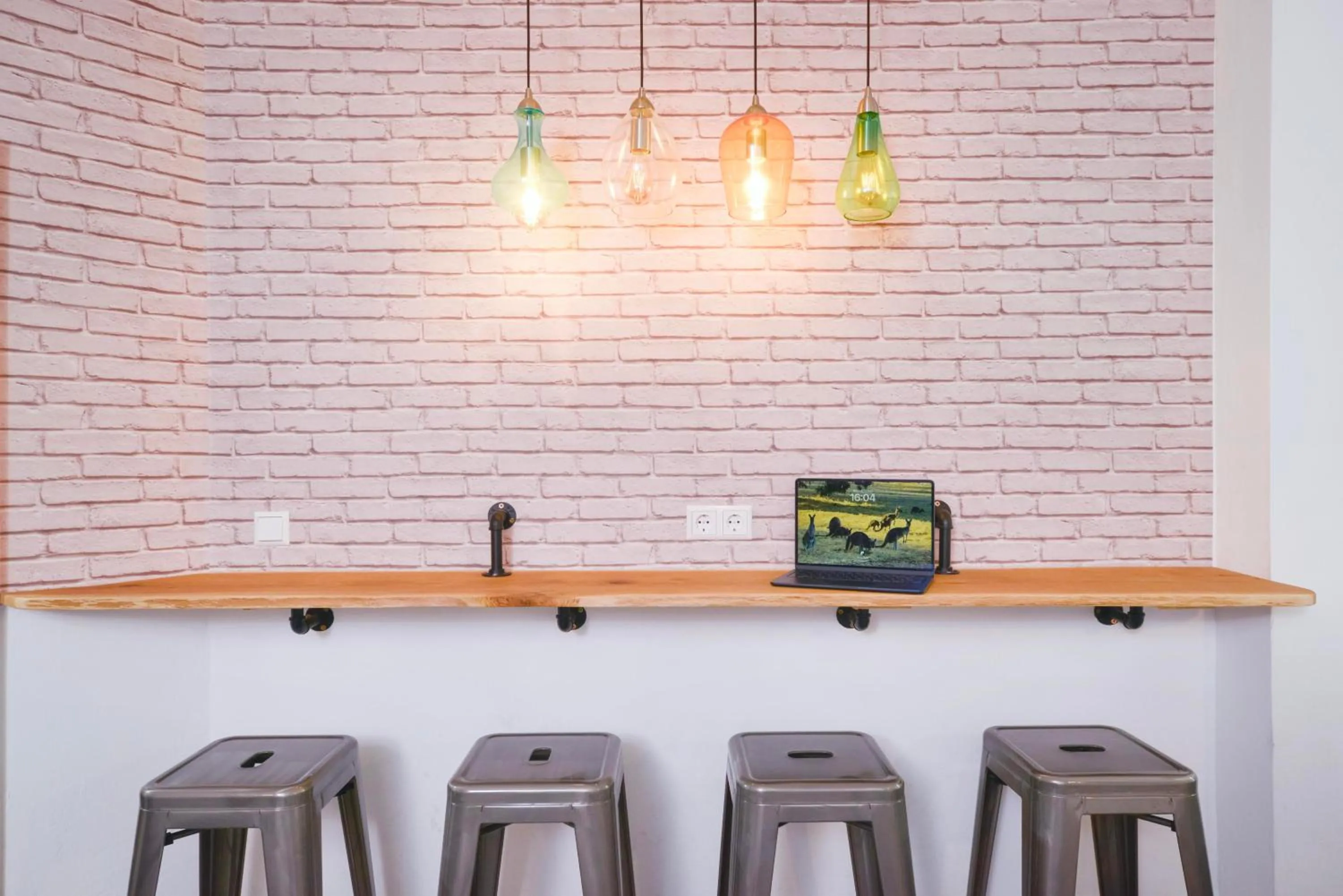 Seating area in Old Town Hostel